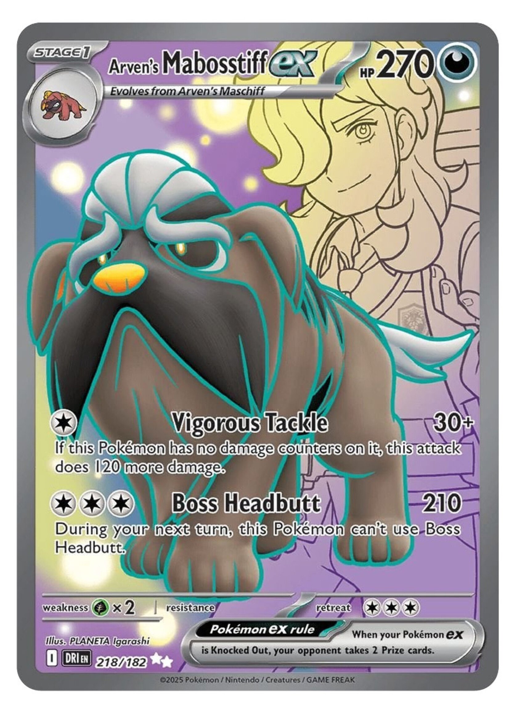 Arven's Mabosstiff Ex 218 (DRI): near mint