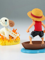 One Piece Luffy & Going Merry WCF Log Stories Figure 8cm