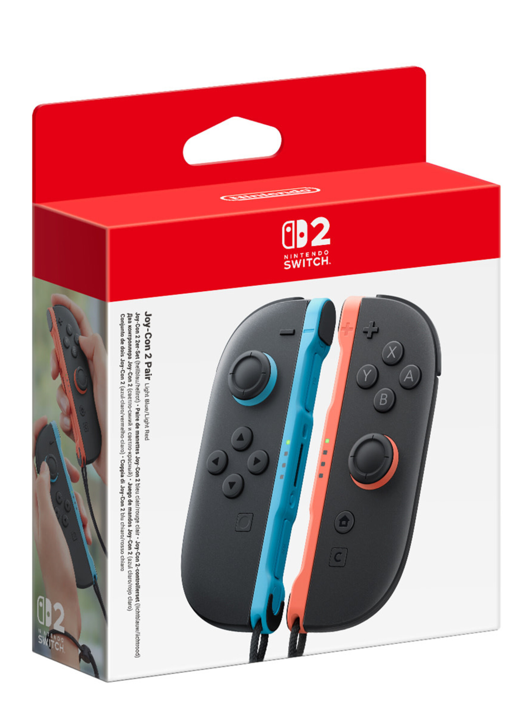 Joy-Con 2 Controller Paar       Lichtblauw/Lichtrood Switch