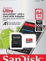 64 GB Micro SD Geheugen         Sandisk