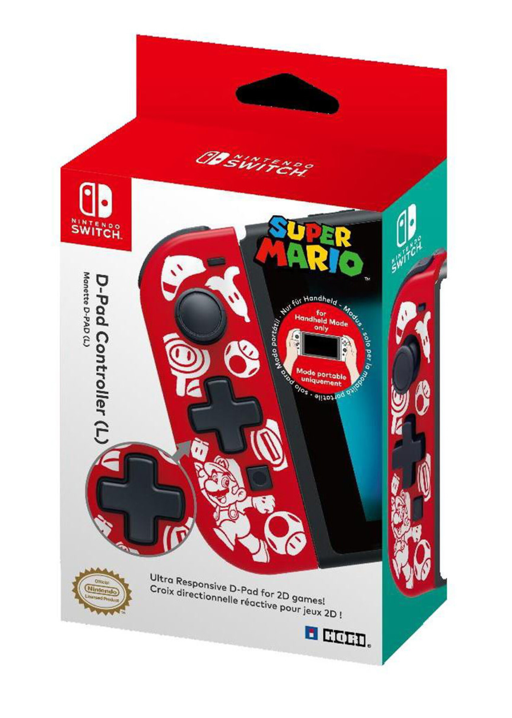 Hori D-Pad Controller New Super Mario Design