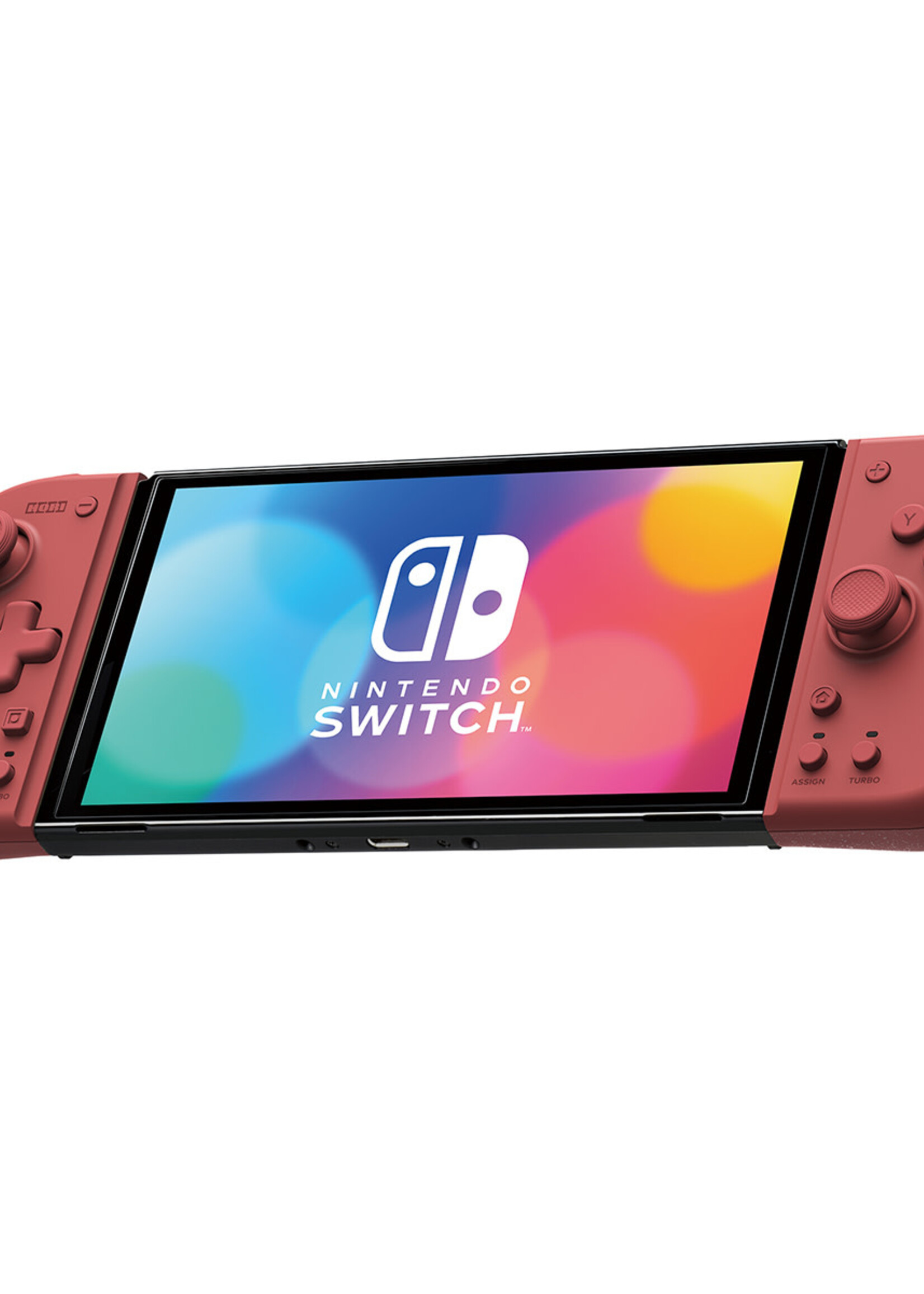 Hori Split Pad Compact Controller Apricot Red