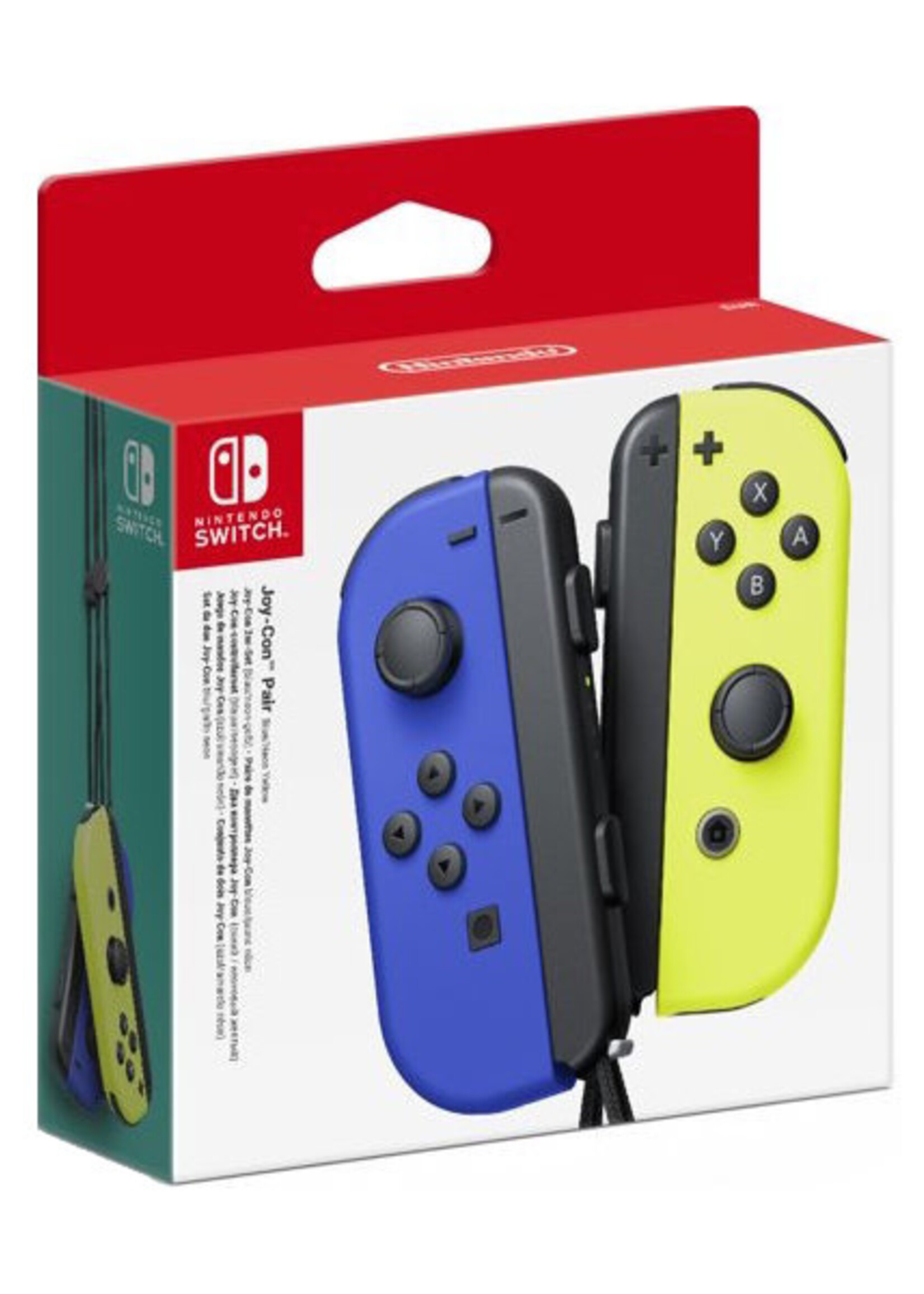 Joy-Con Controller Paar Blauw   Geel
