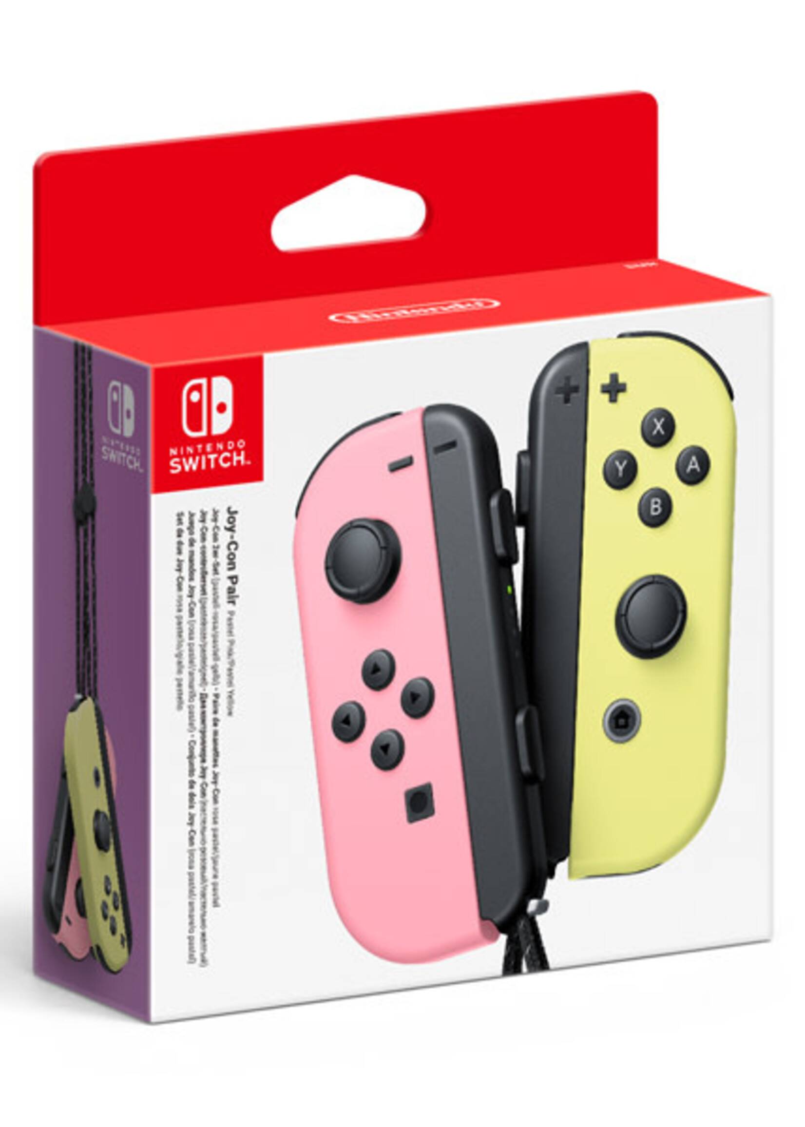 Joy-Con Controller Paar Pastel  Roze/Pastel Geel