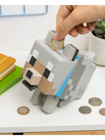 Minecraft Wolf Shaped Money Box