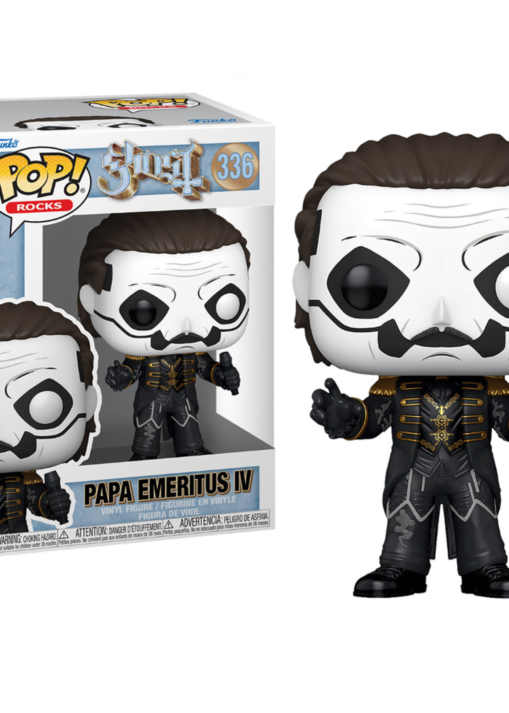 Ghost Funko Pop Rocks N° 336 Papa Emeritus IV