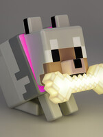 Minecraft Wolf Globuddies Lamp 14cm