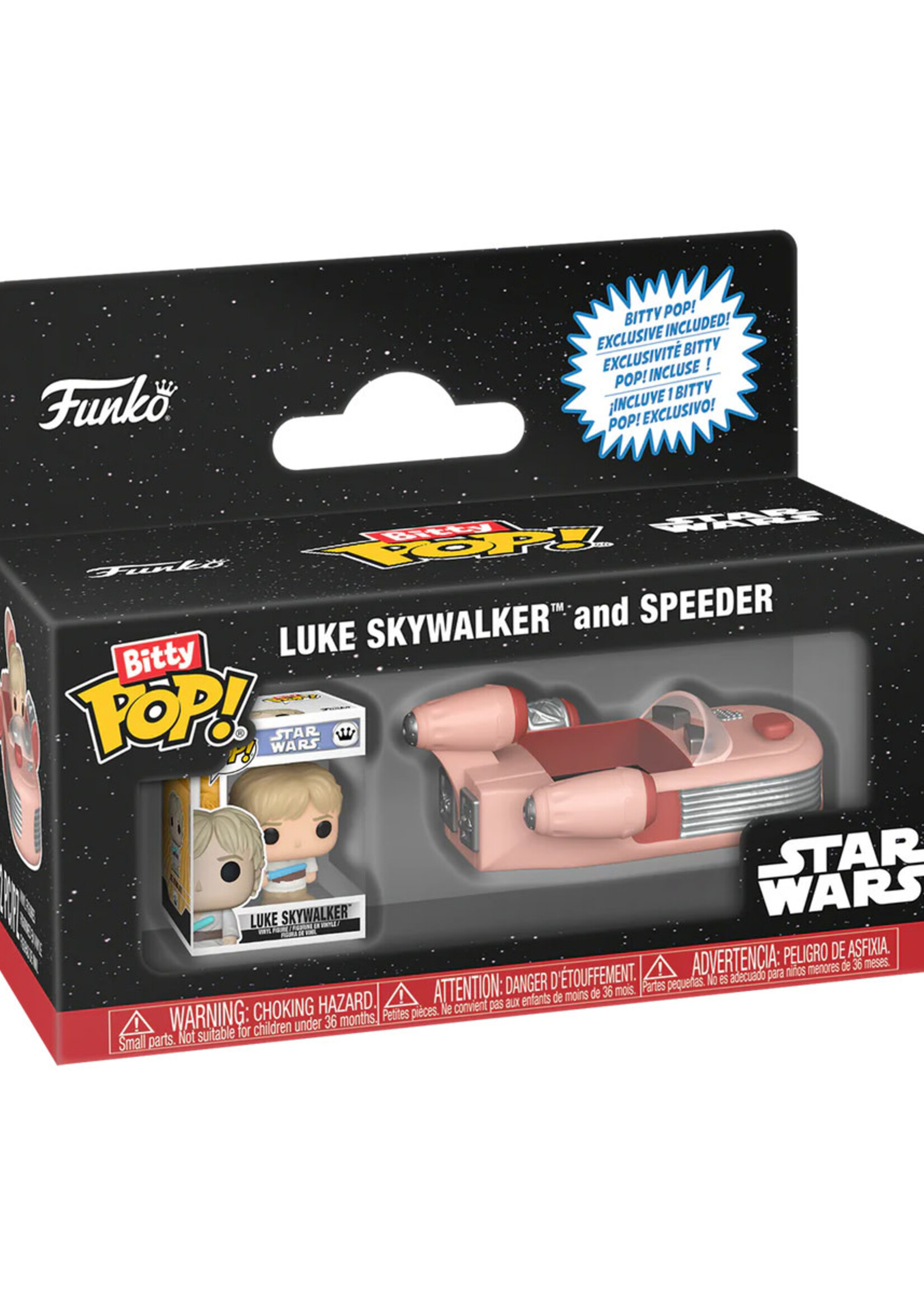 Star Wars Bitty Pop Ride Speeder with Luke