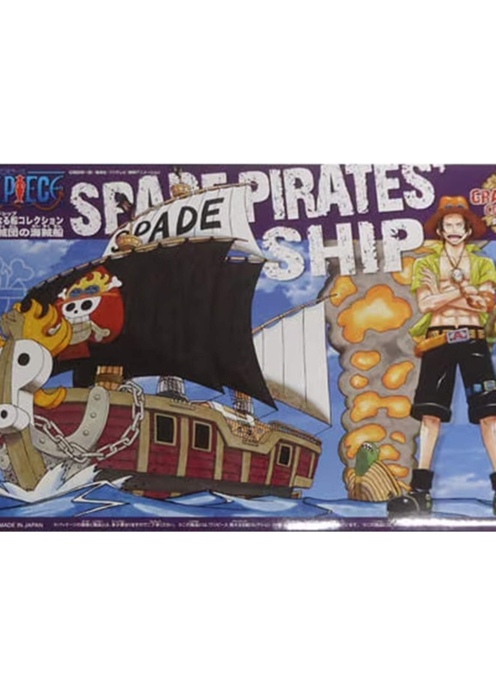 One Piece Model Kit Ship Spade Pirates