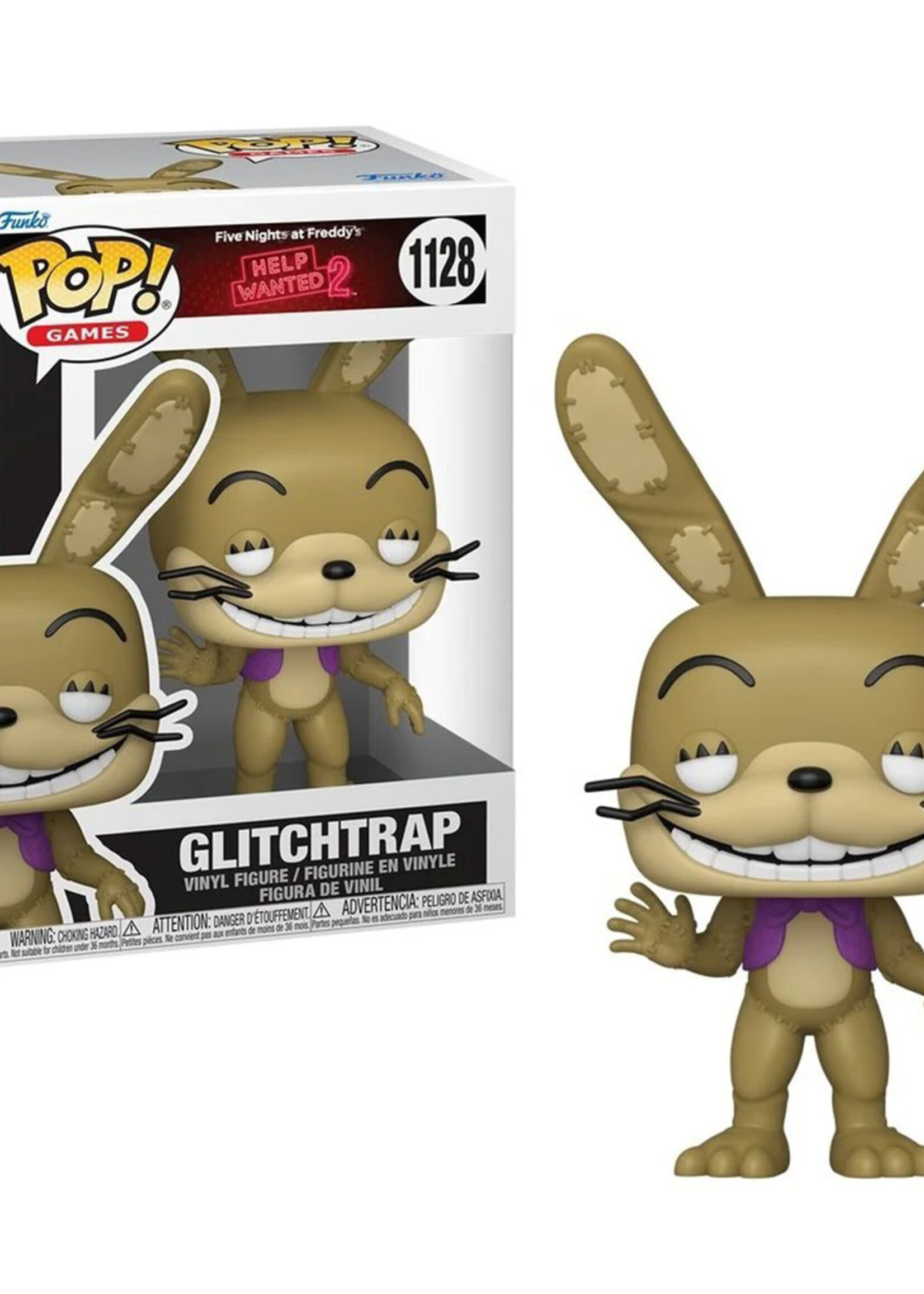 Five Nights At Freddy's Help Wanted 2 Funko Pop N° 1128 Glitchtrap