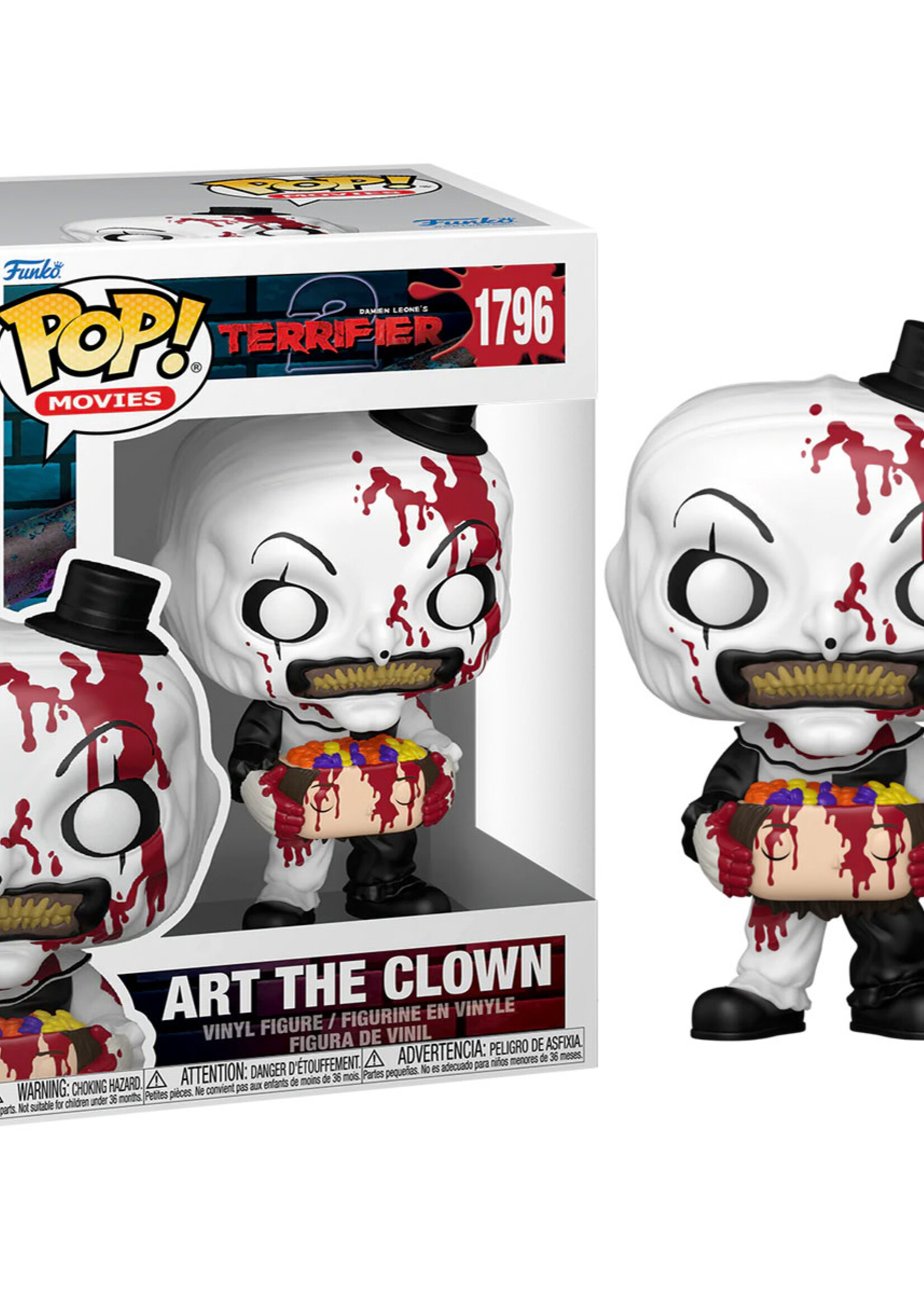Terrifier Funko Pop N° 1796 Art The Clown With Head