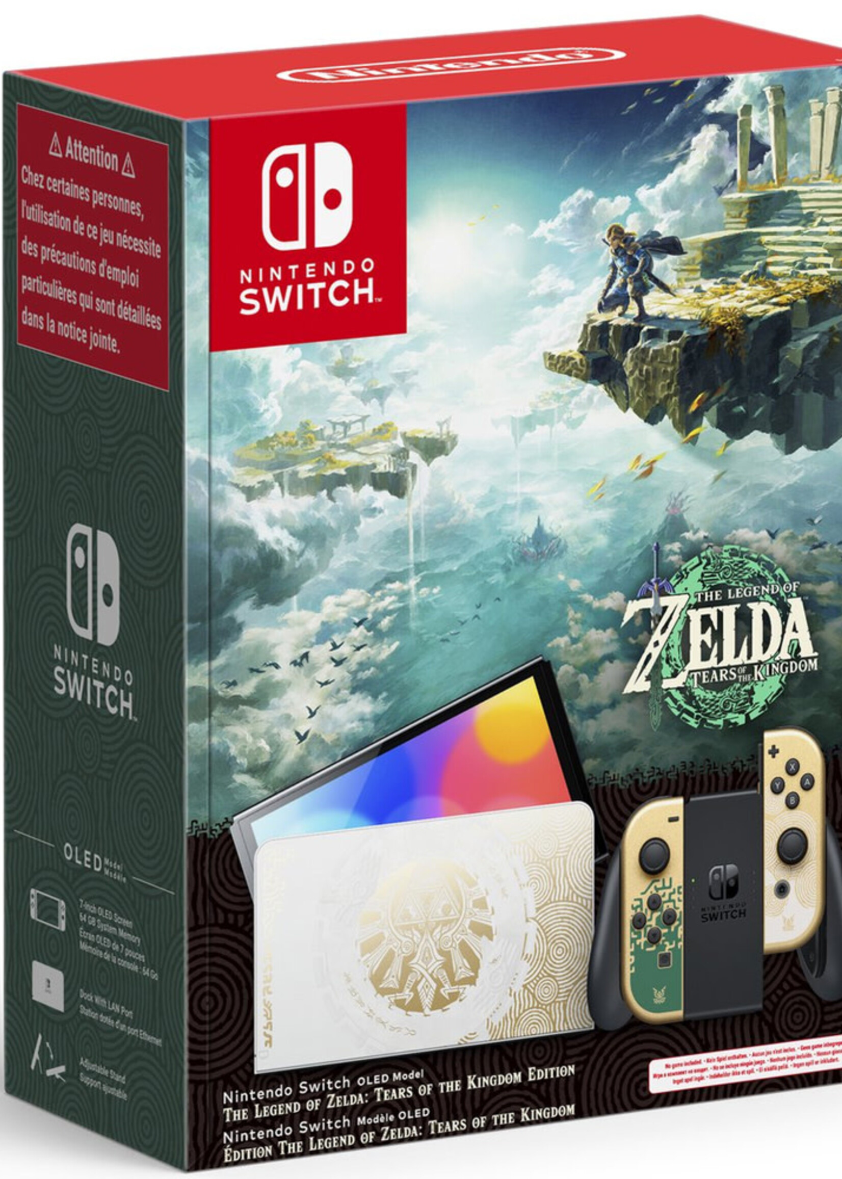 Nintendo Switch Console OLED TLOZ Tears of the Kingdom
