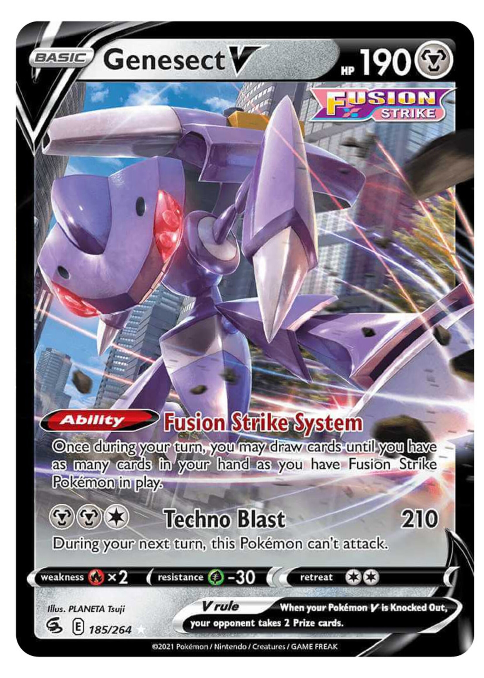 Genesect V 185 (FST): light played