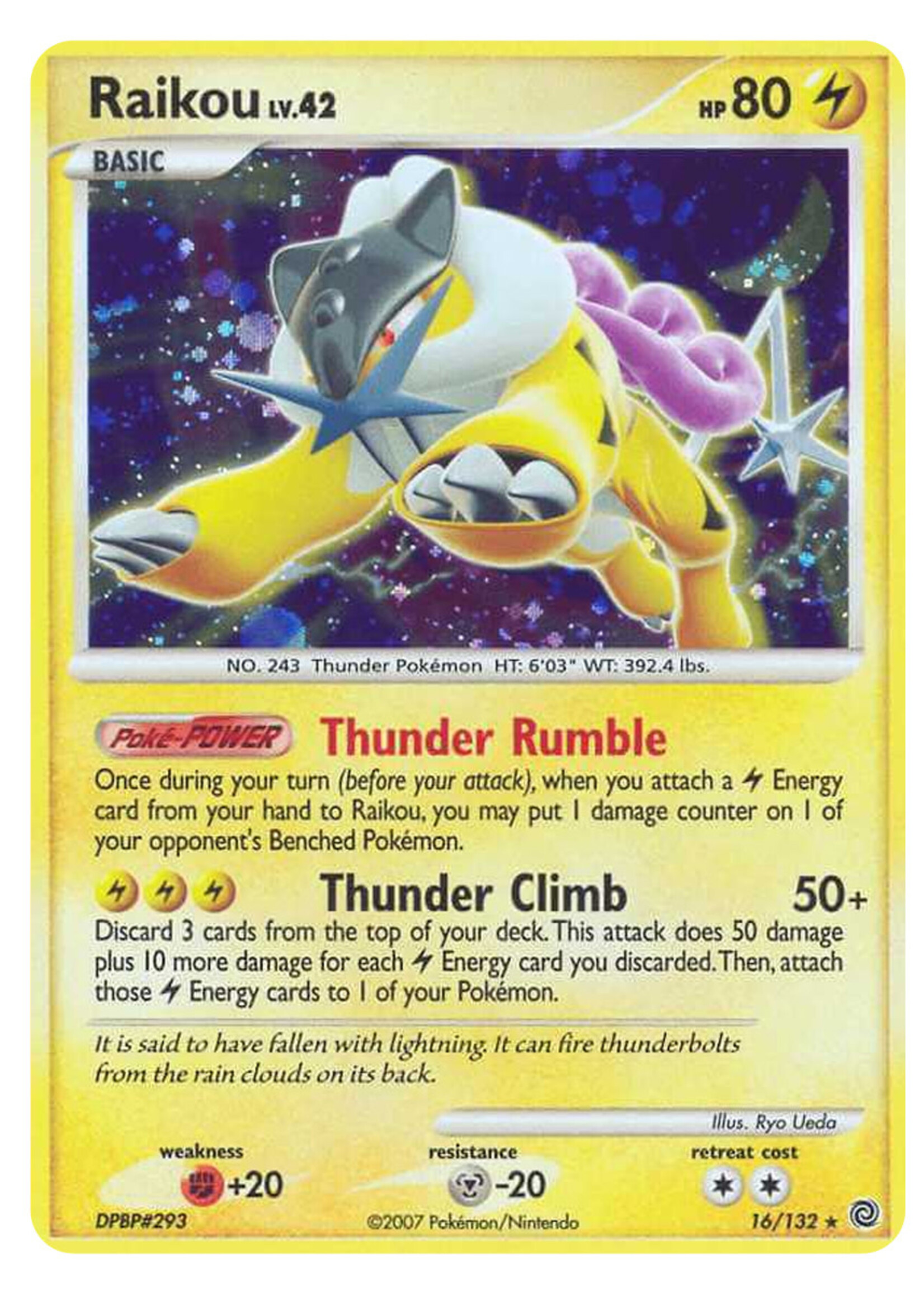 Raikou Lv.42 16 (SW) PSA Grade  8