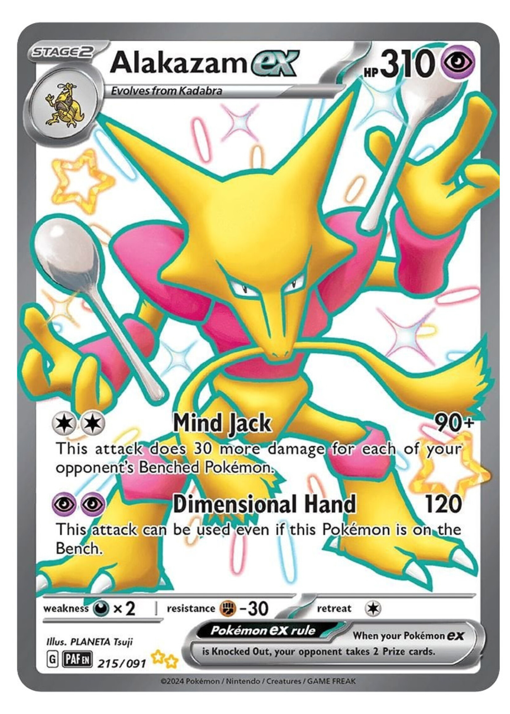 Alakazam Ex 215 (PAF)