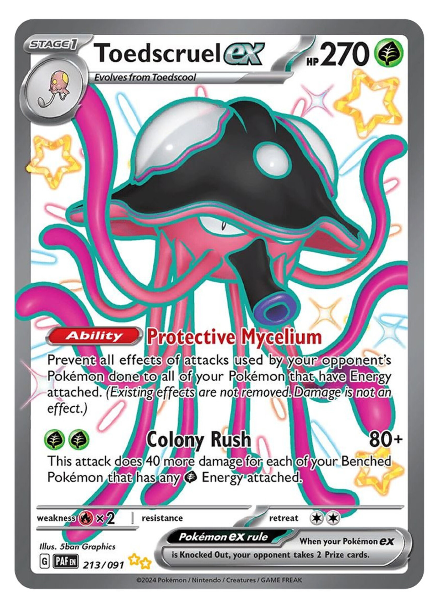 Toedscruel Ex 213 (PAF): near mint