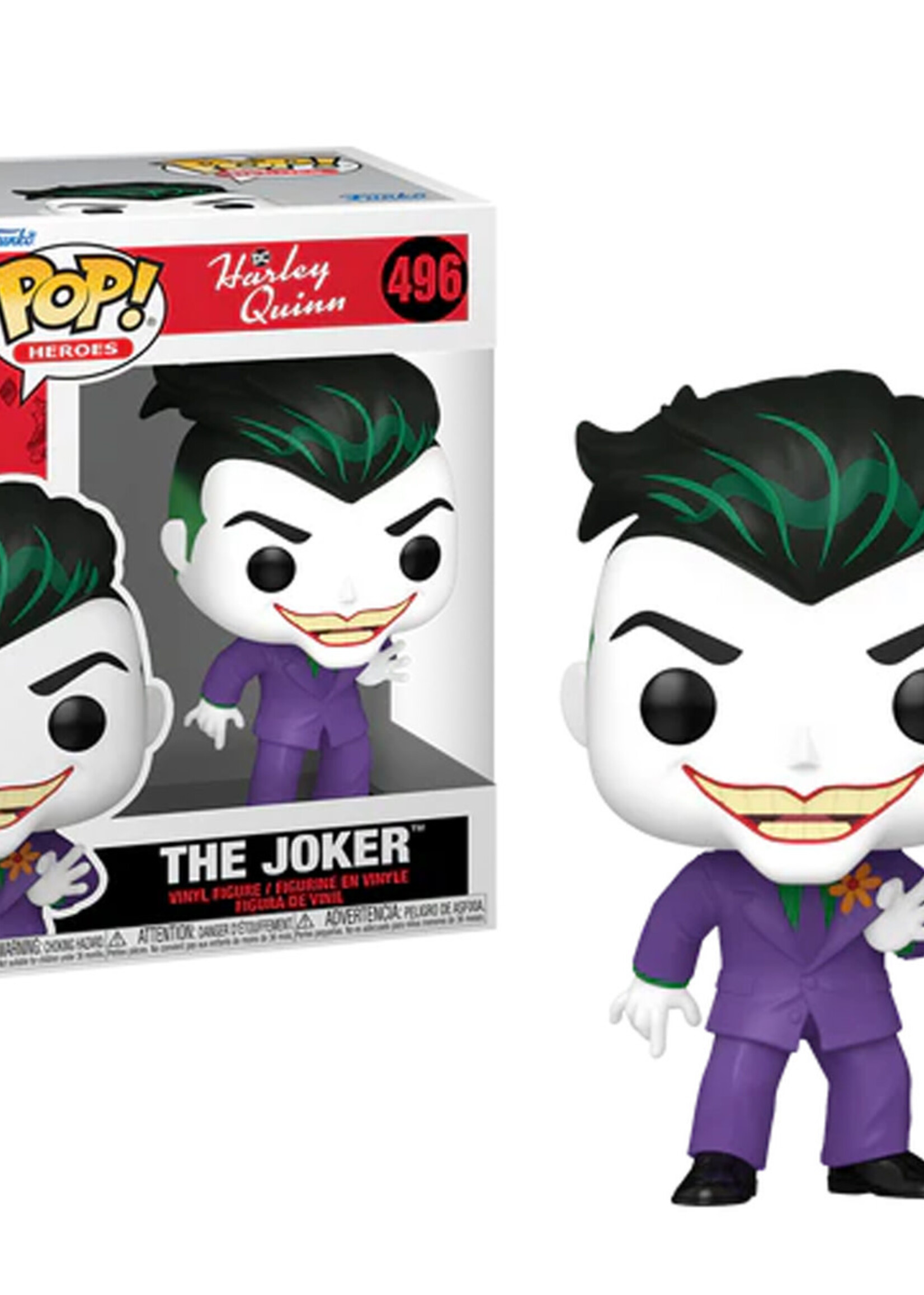 Harley Quinn Animated Series Funko Pop N° 496 The Joker