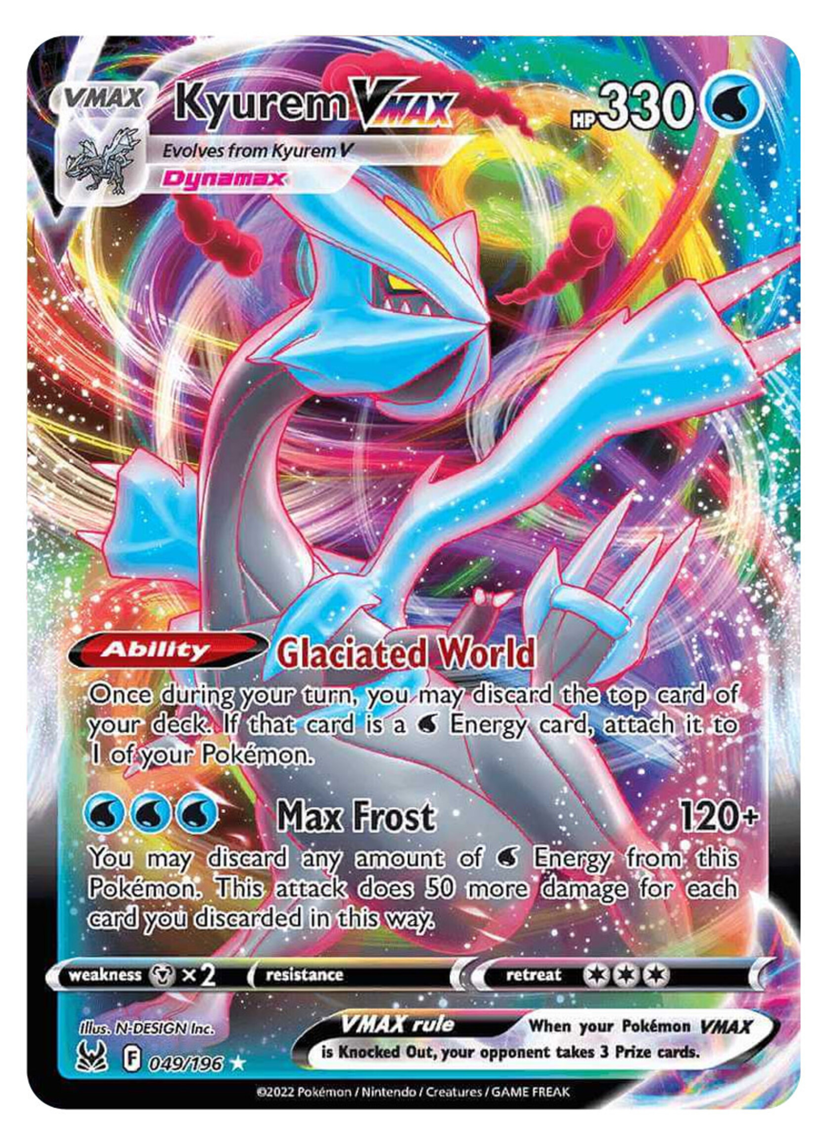 Kyurem Vmax 49 (LOR): near mint