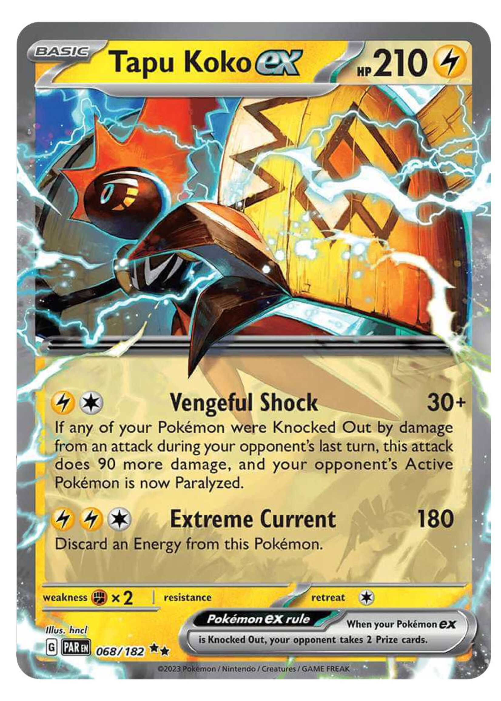 Tapu Koko Ex 68 (PAR): near mint