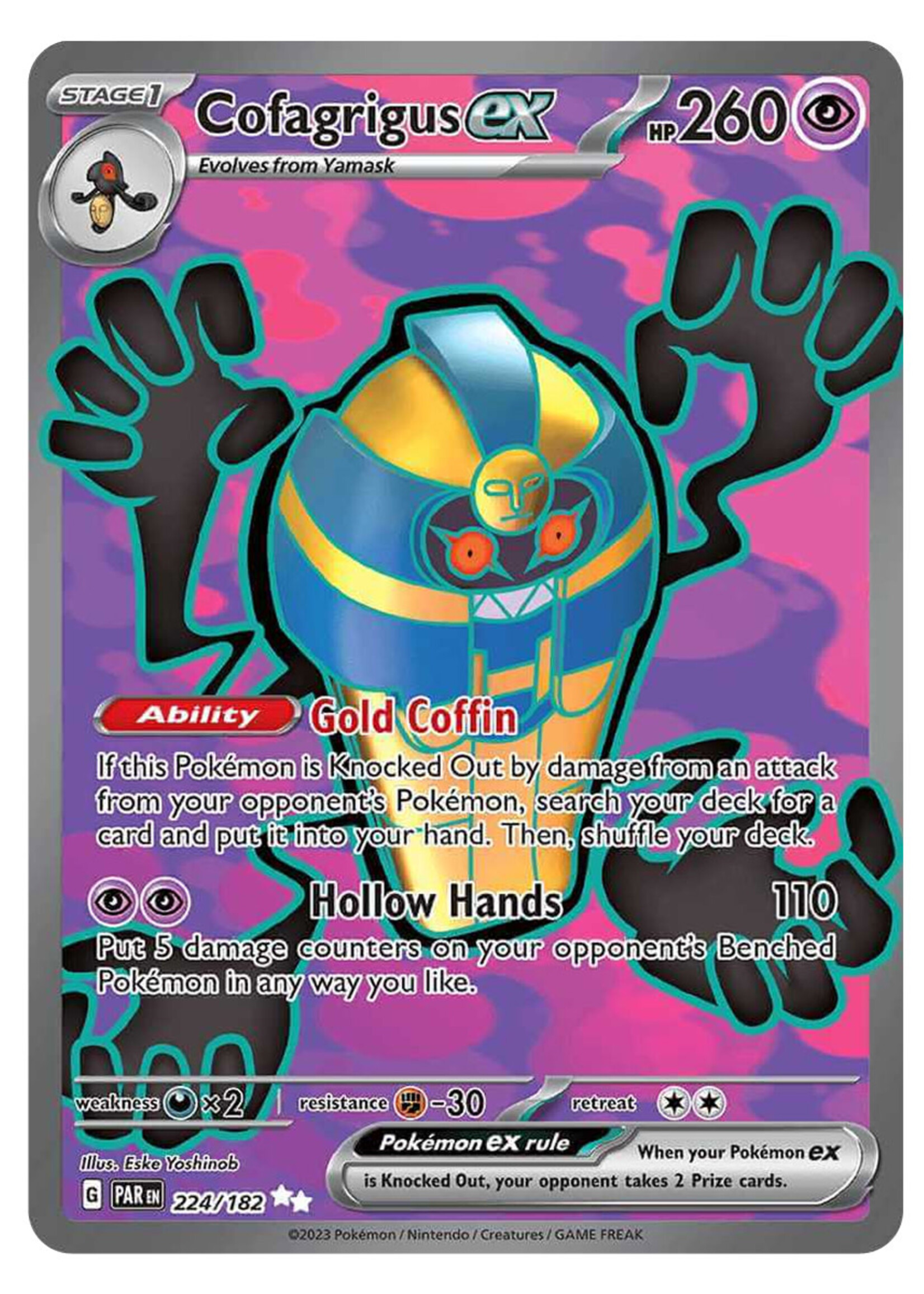 Cofagrigus Ex 224 (PAR): near mint