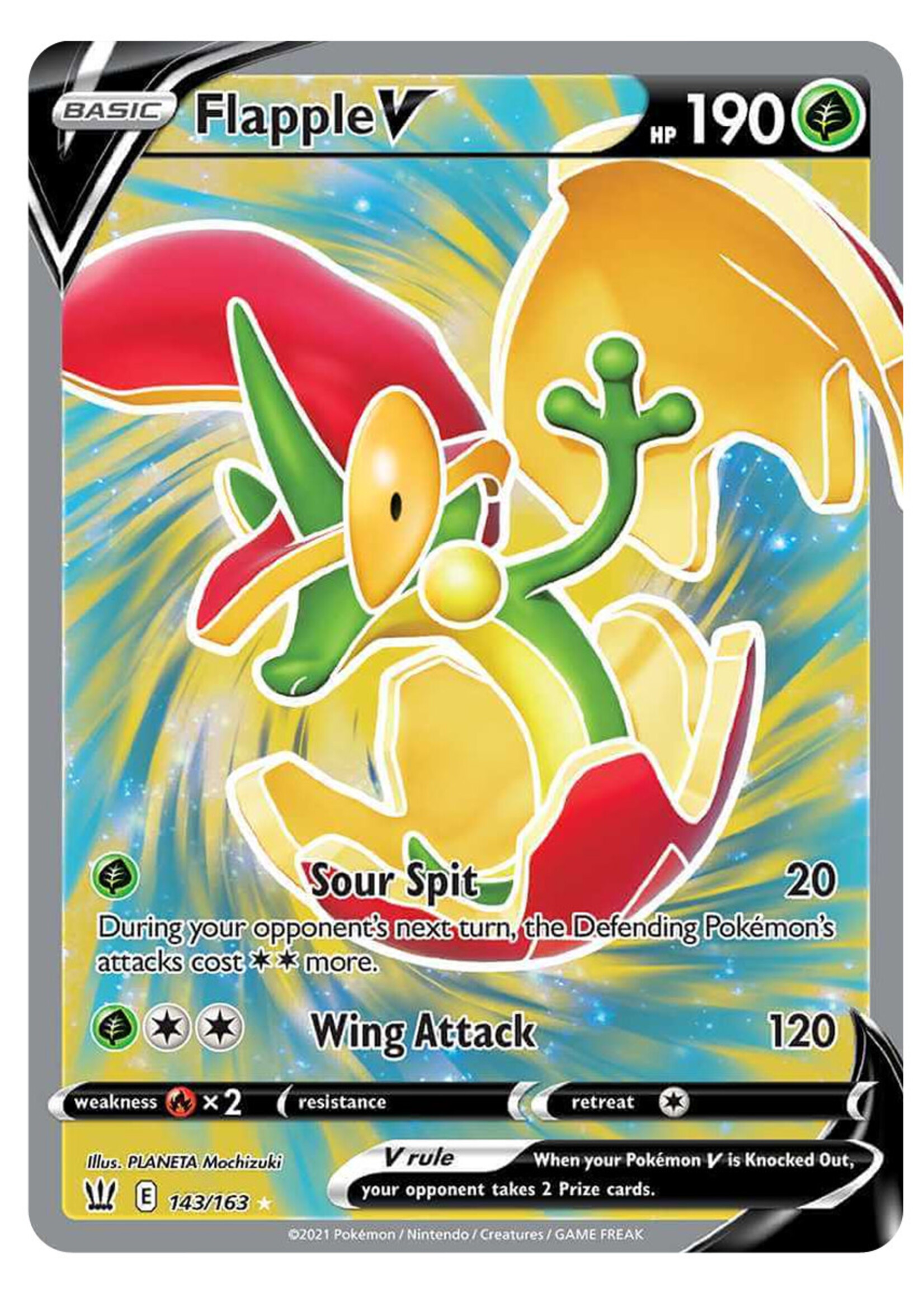 Flapple V 143 (BST): near mint