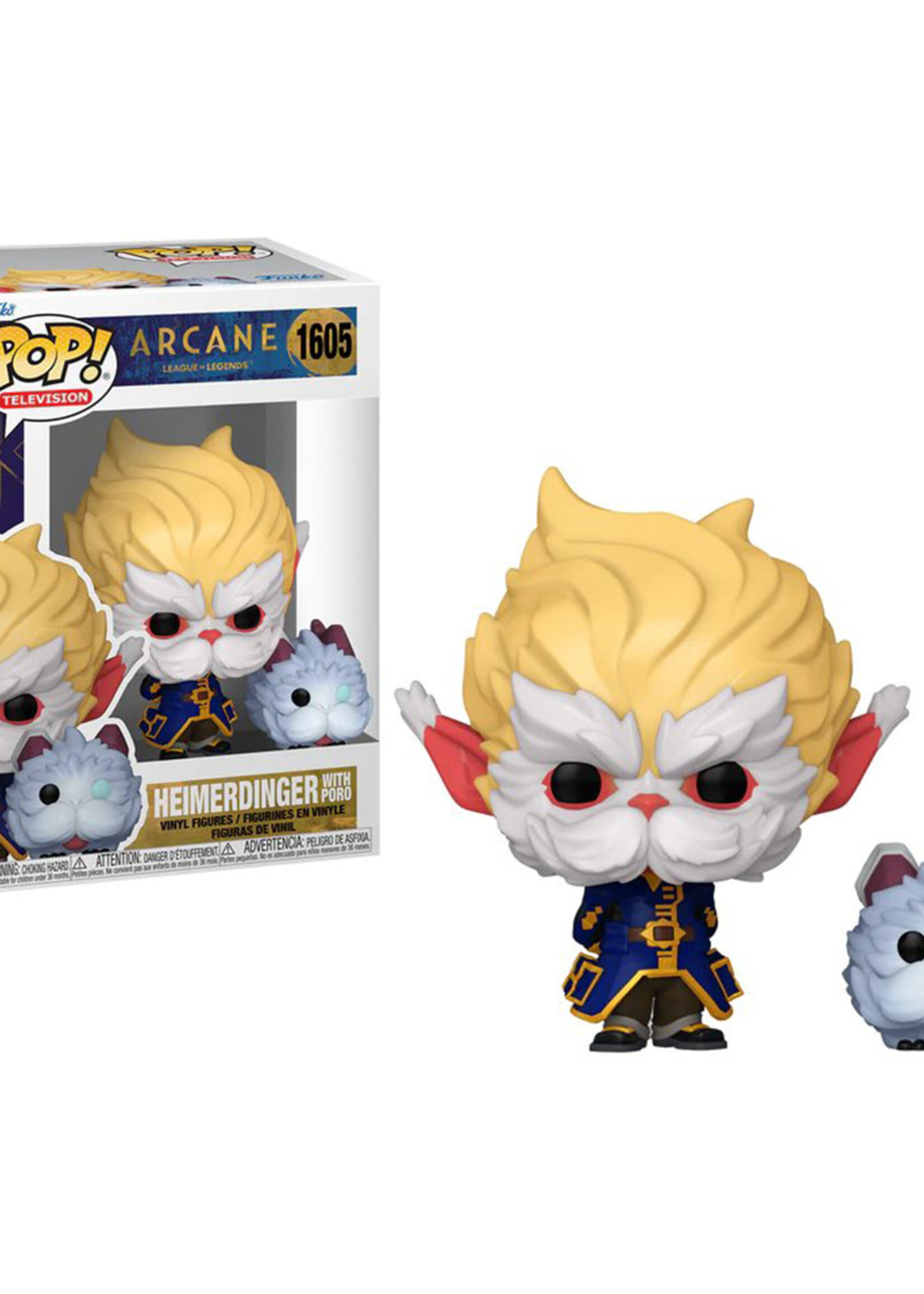 Arcane Funko Pop N° 1605 Heimerdinger With Poro