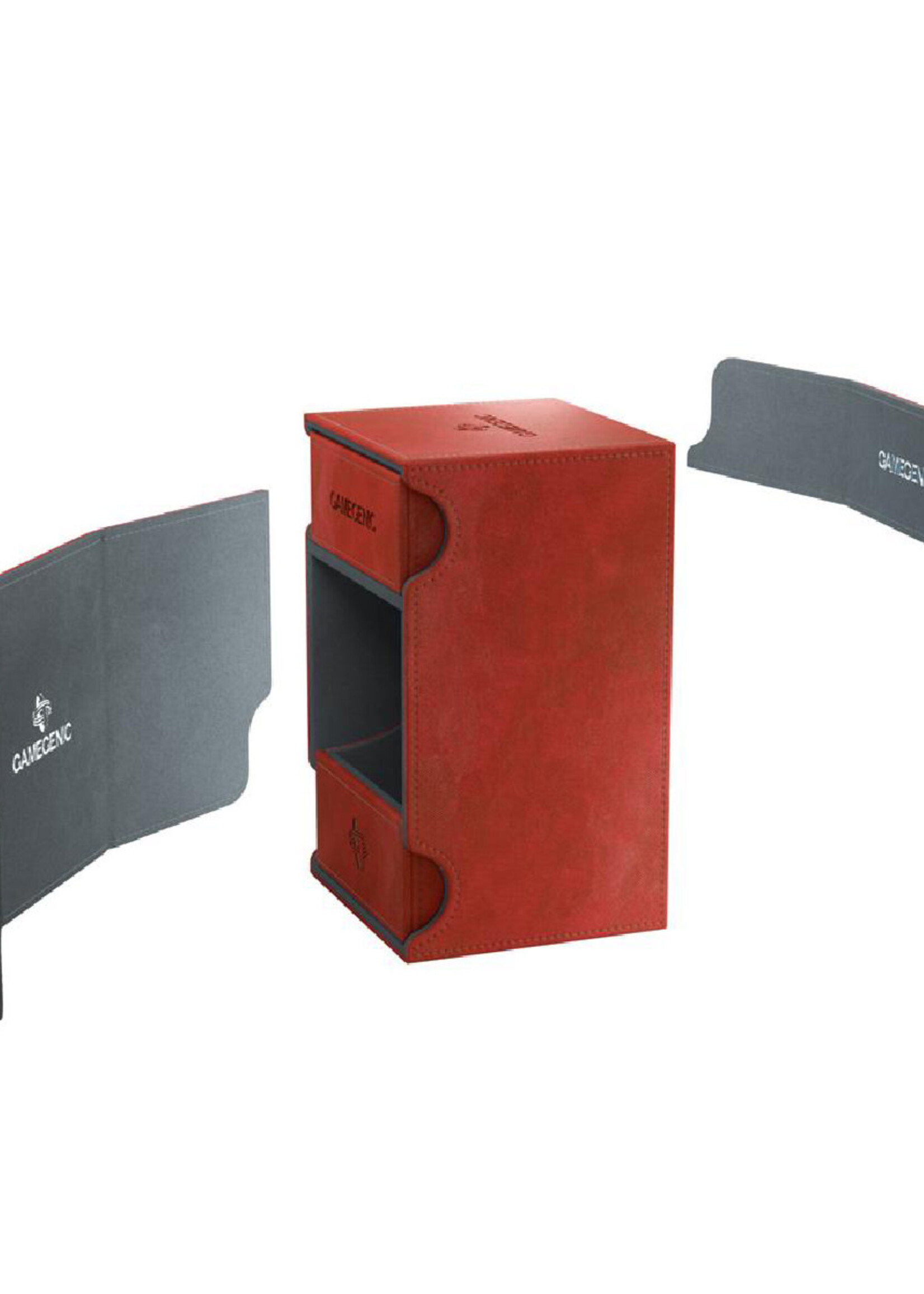 GameGenic Deckbox Watchtower 100+ Red