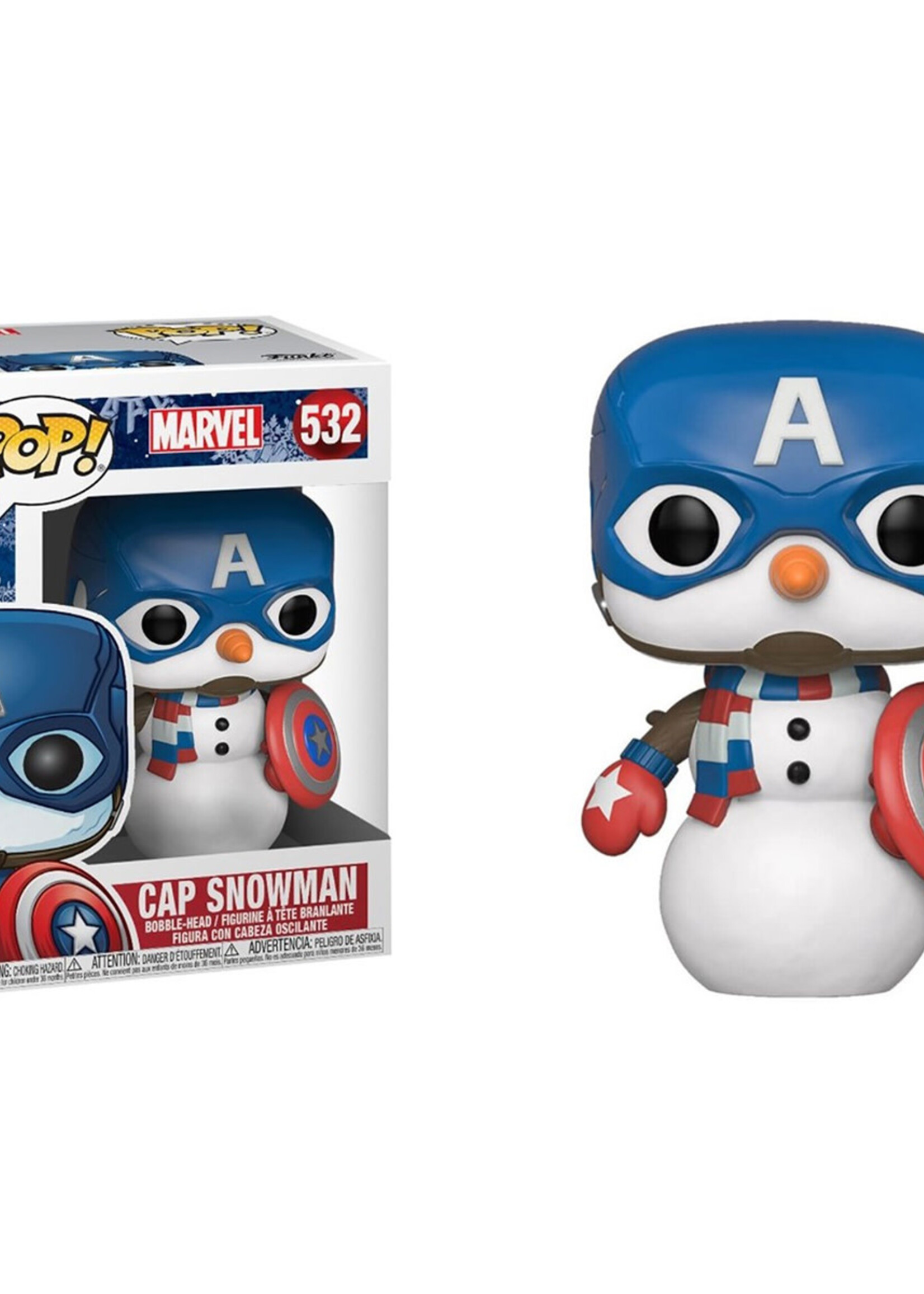 Marvel Funko Pop N° 532 Cap Snowman