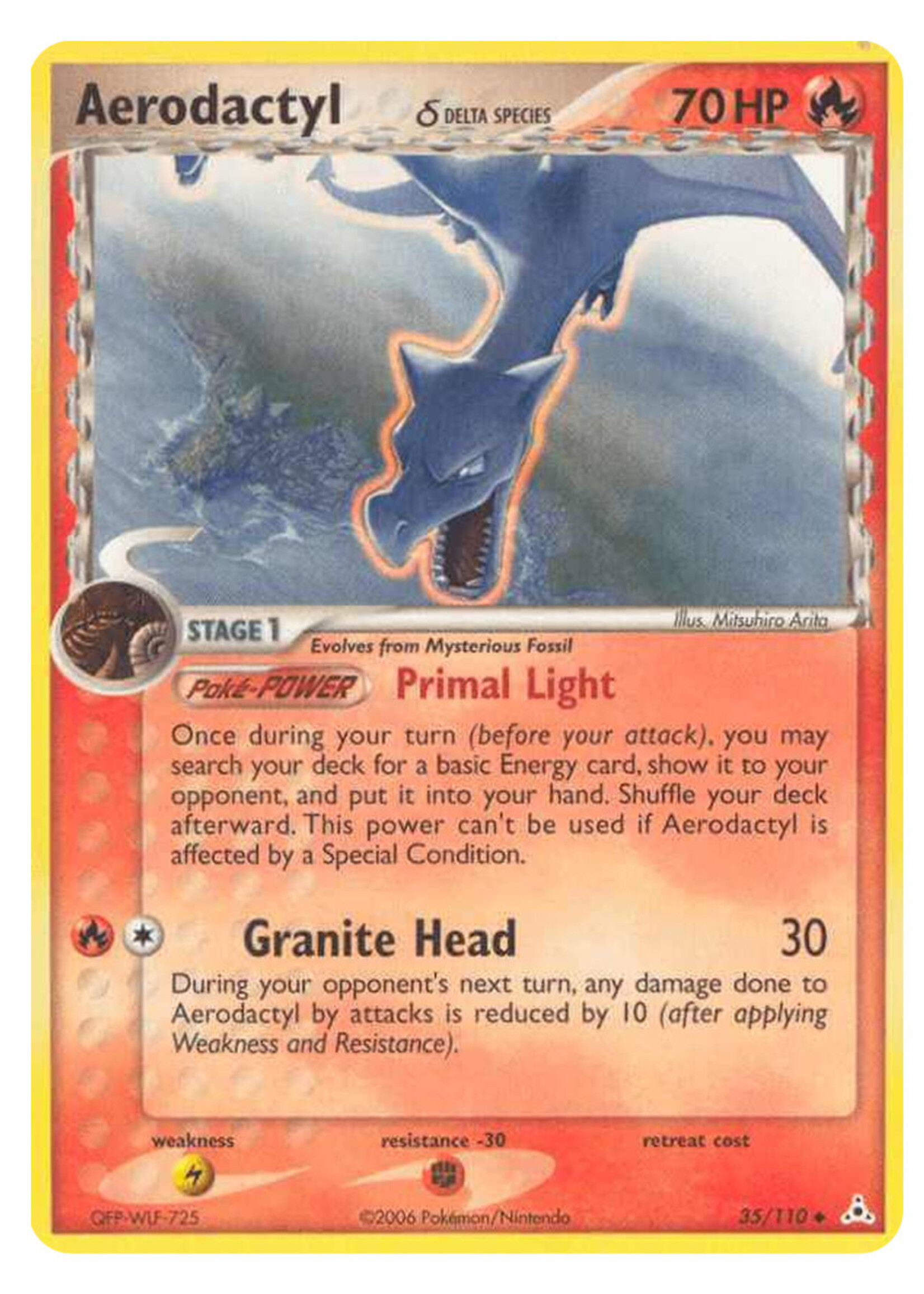 Aerodactyl Delta Species 35 (HP): excellent