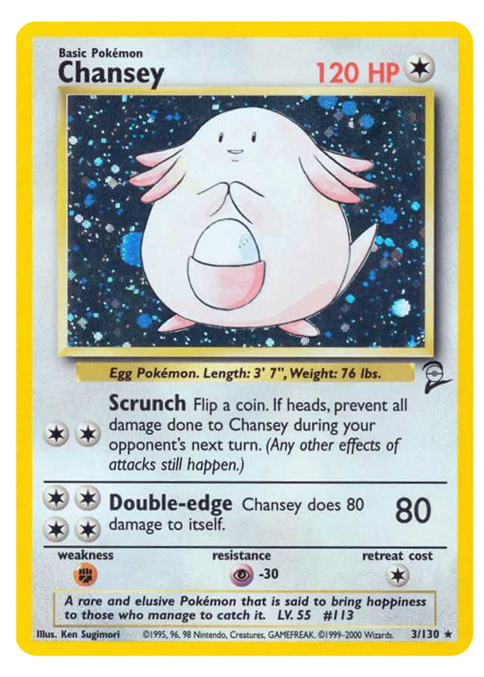 Chansey 3 (BS2): excellent