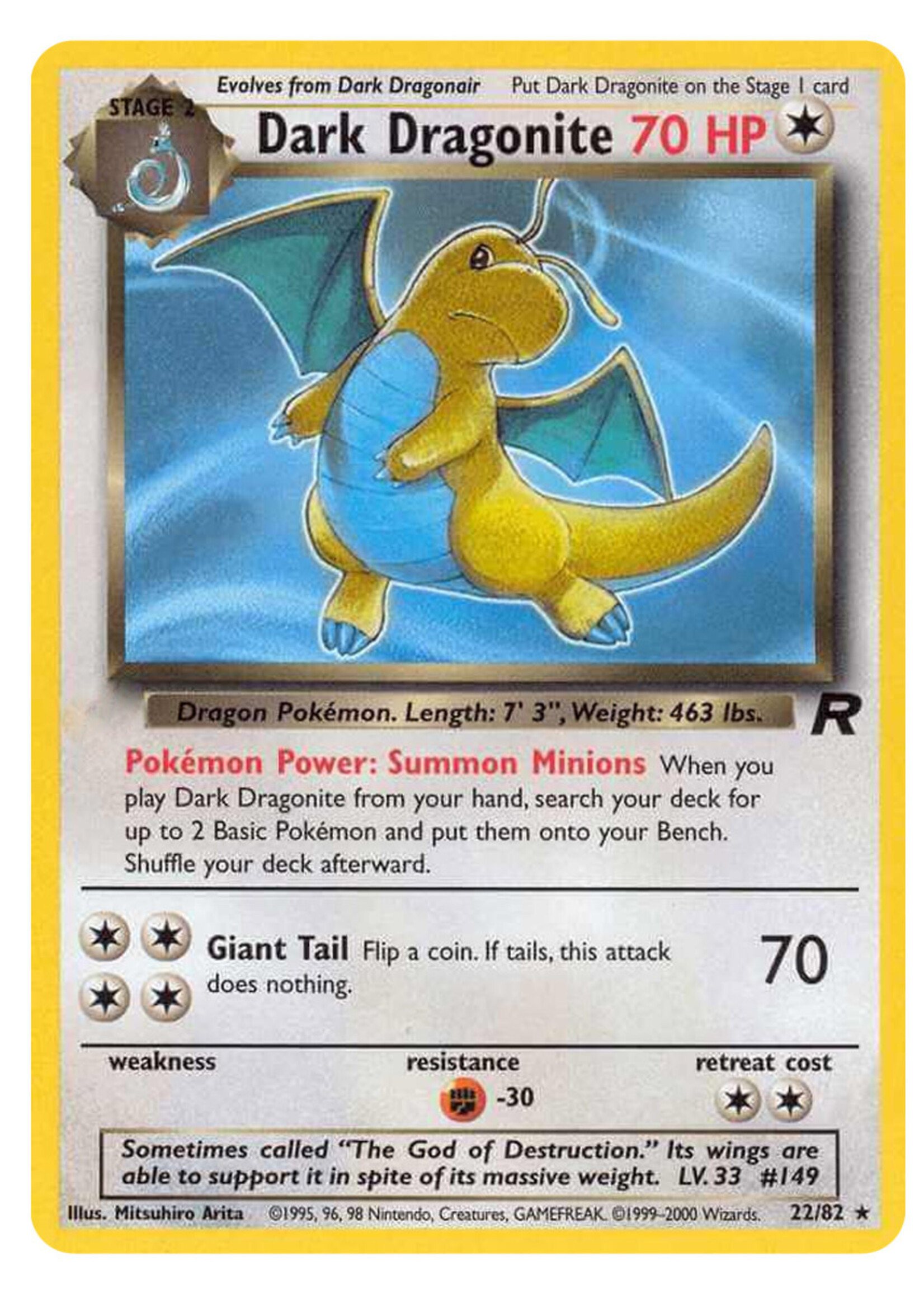 Dark Dragonite 22 (TR): excellent