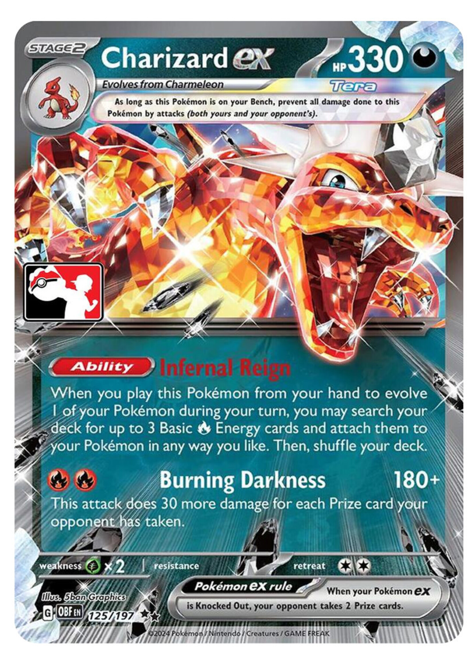 Charizard Ex 125 (PPS): near mint