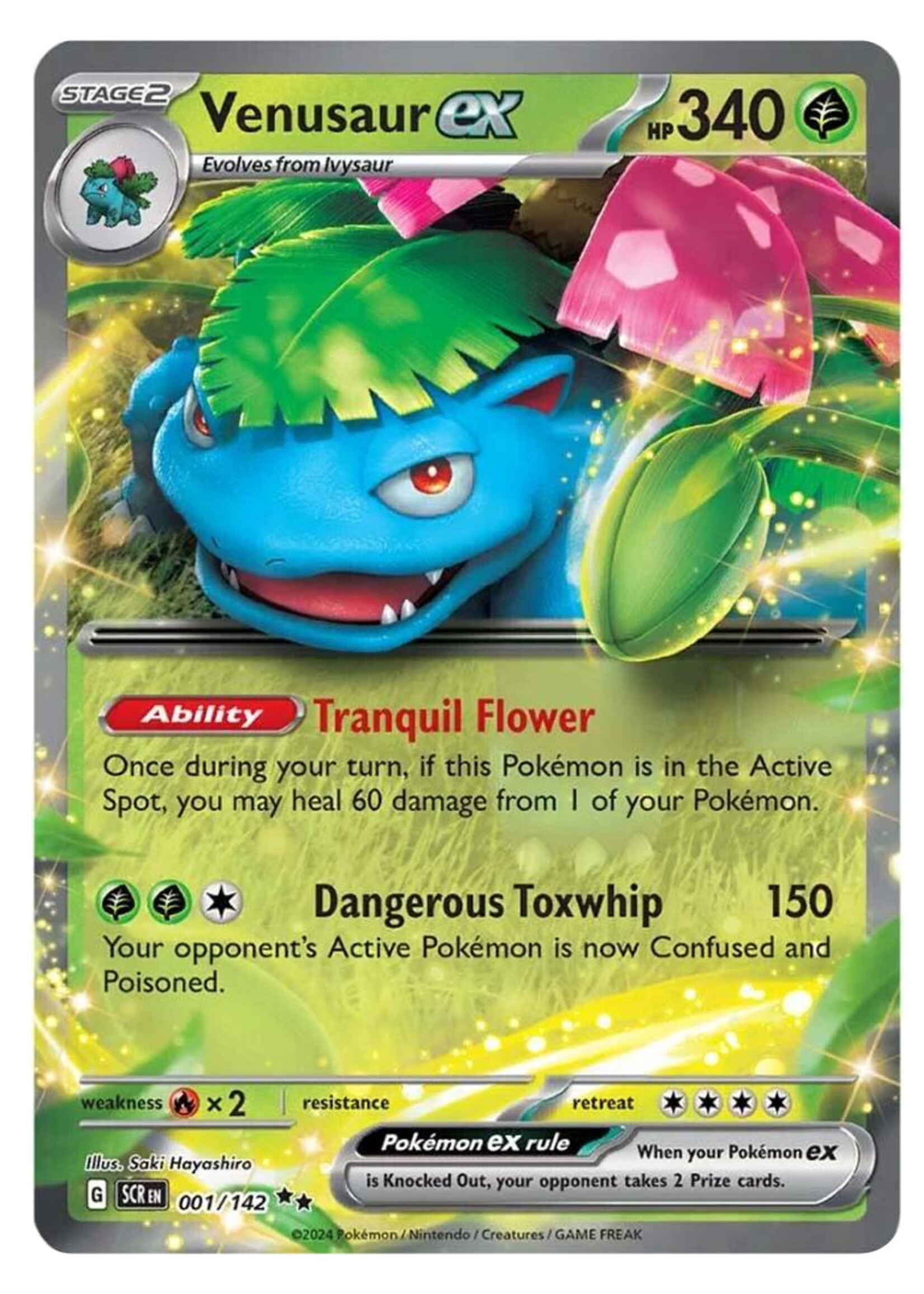 Venusaur Ex 1 (SCR): near mint