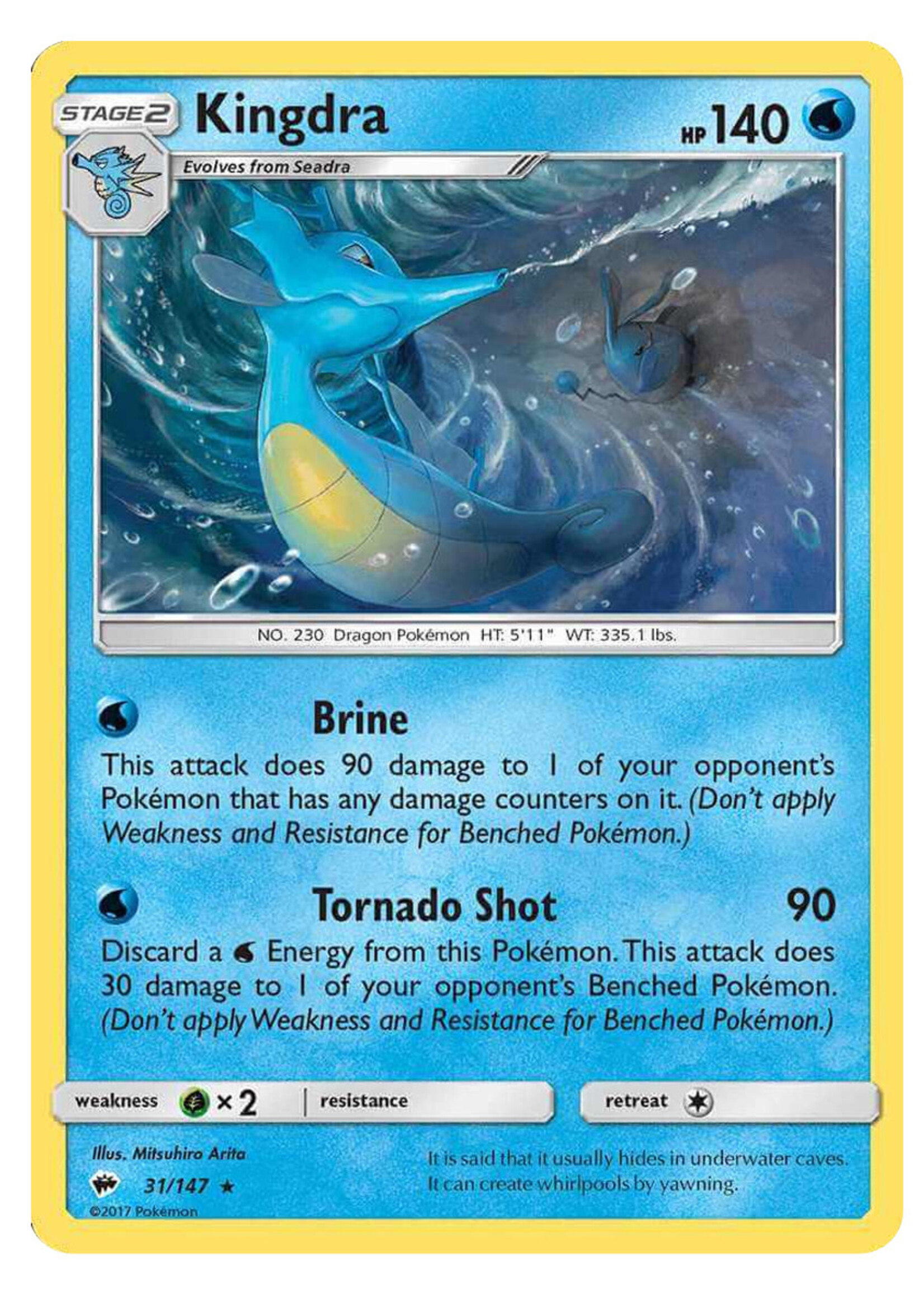 Kingdra 31 (BUS) Reverse Holo: near mint