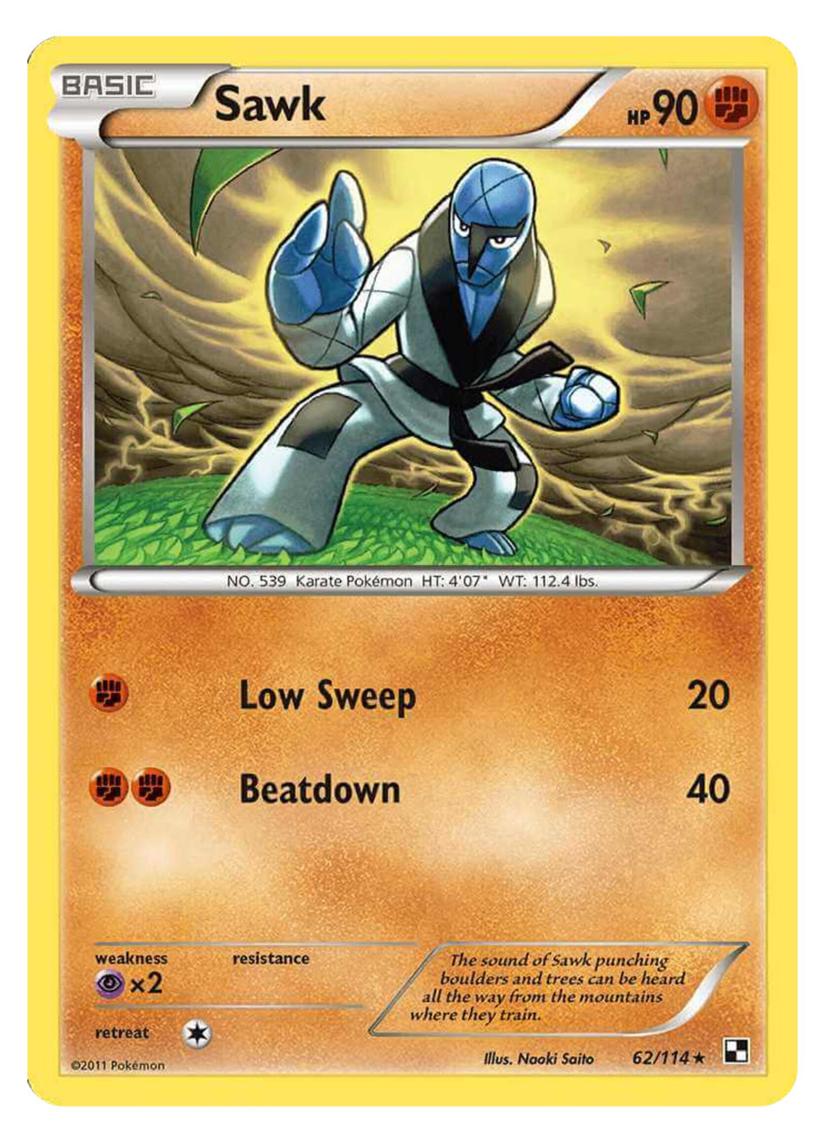 Sawk 62 (BLW) Reverse Holo: good