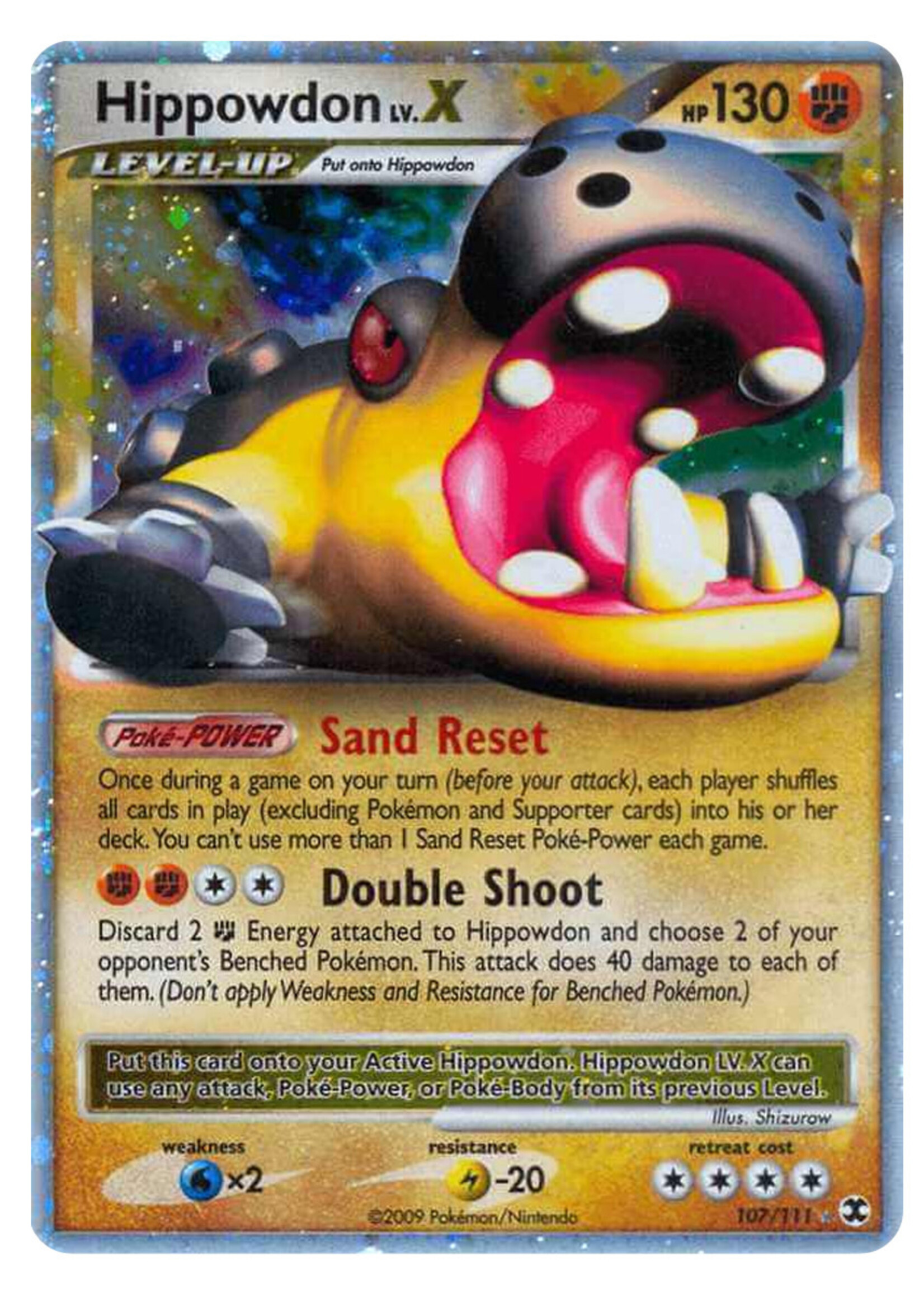 Hippowdon Lv.X 107 (RR): good/light played