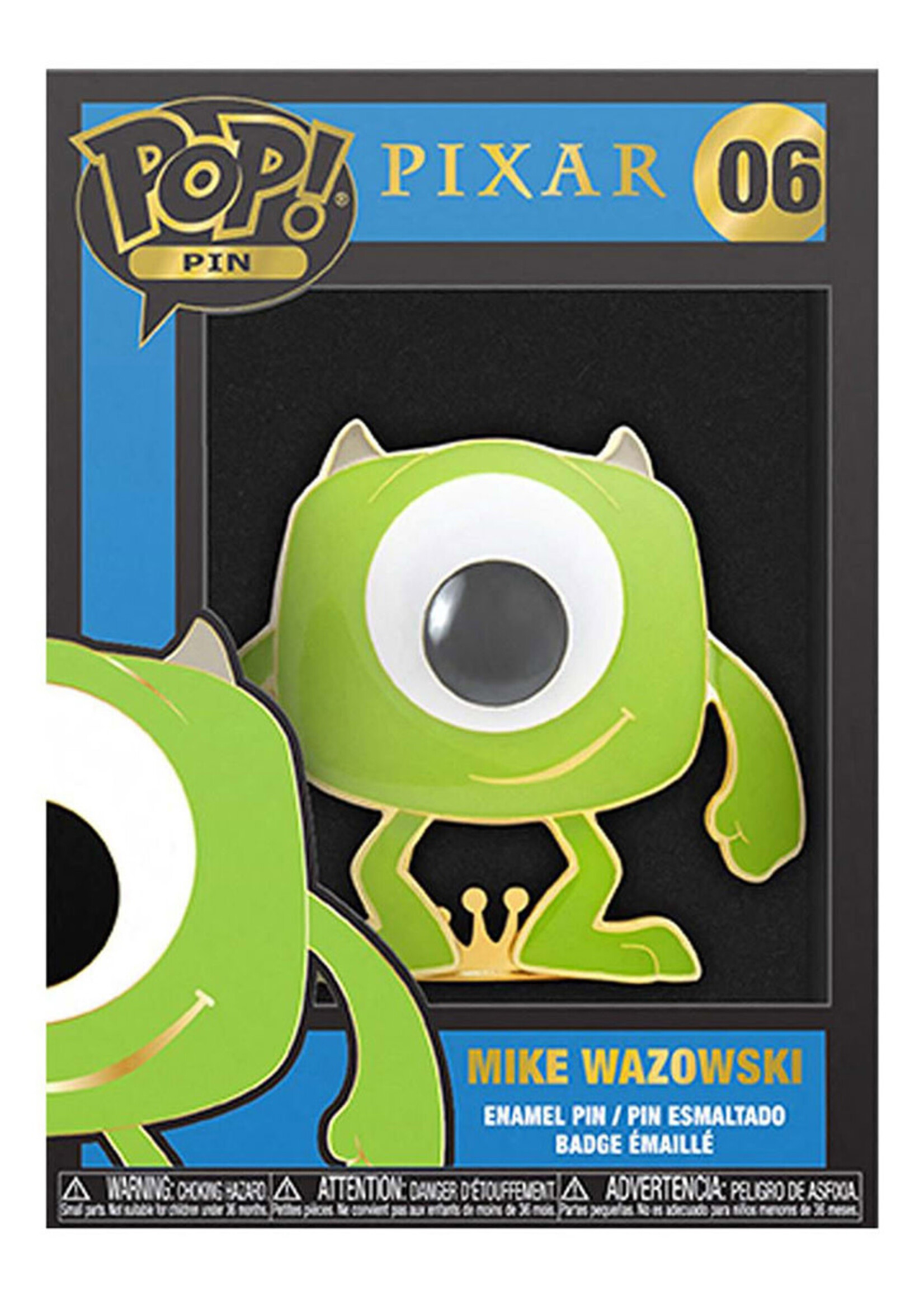Monsters, Inc Pop Large Pin N° 06 Mike Wazowski