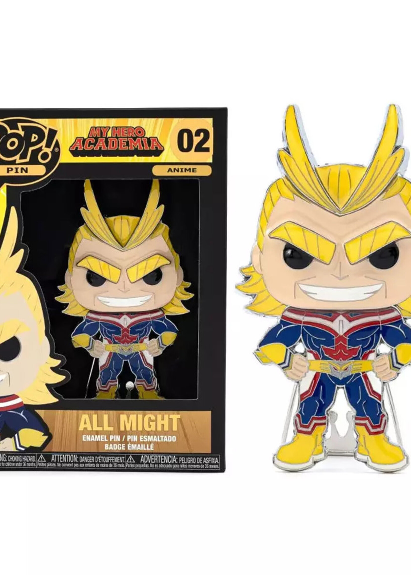 My Hero Academia Pop Large Enamel Pin N° 02 All Might
