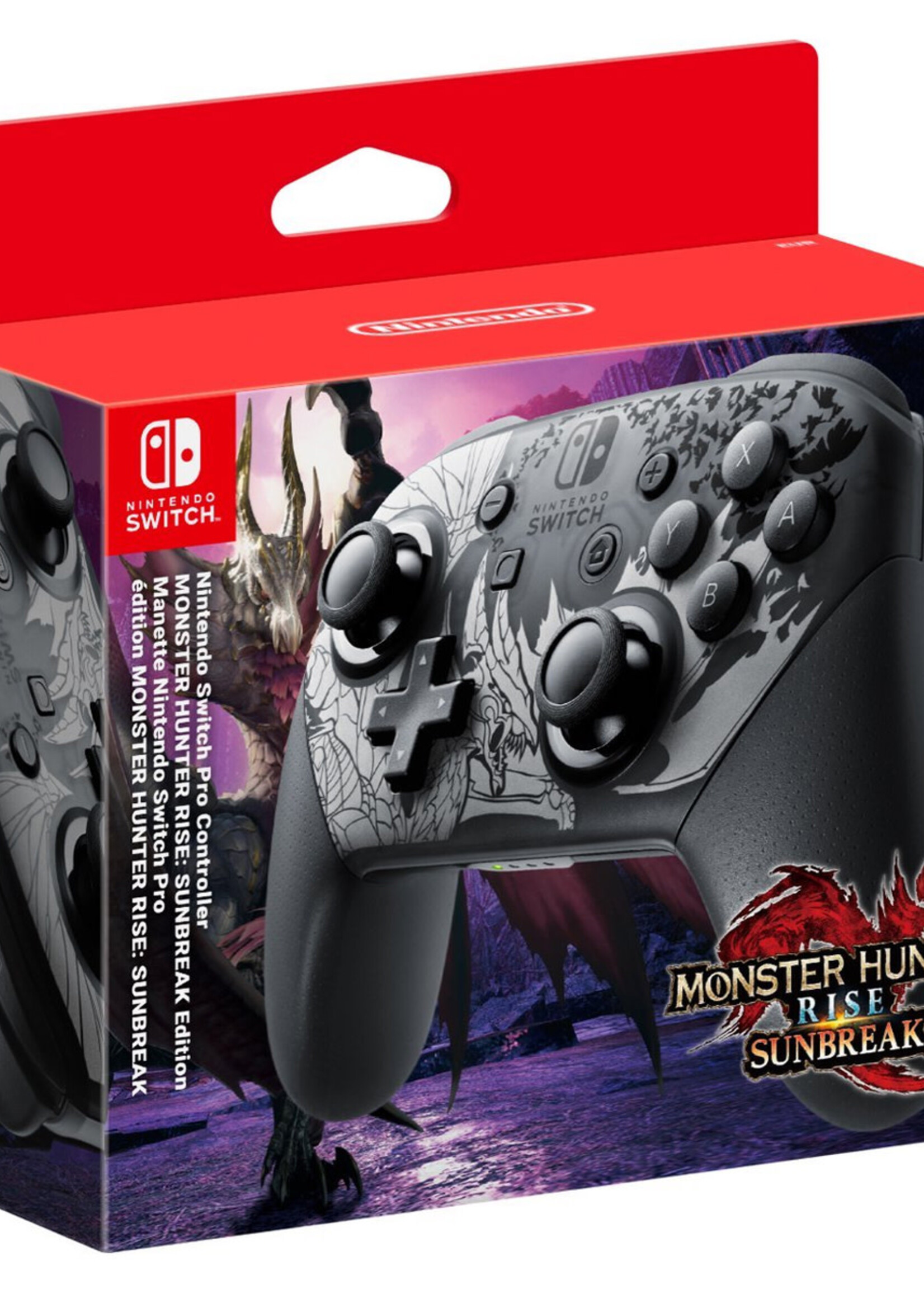 Nintendo Switch Pro Controller  Monster Hunter Rise Edition