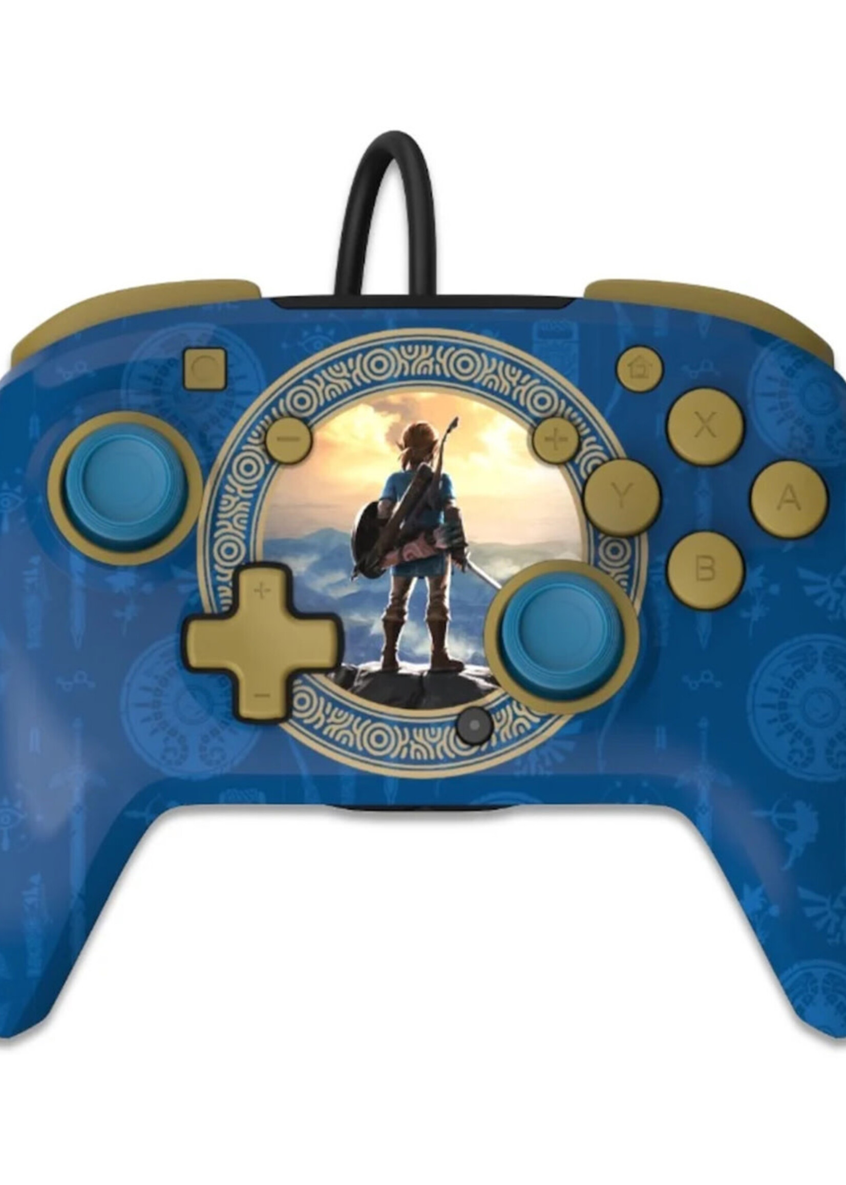 Official Switch Wired Legend of Zelda Hyrule Blue