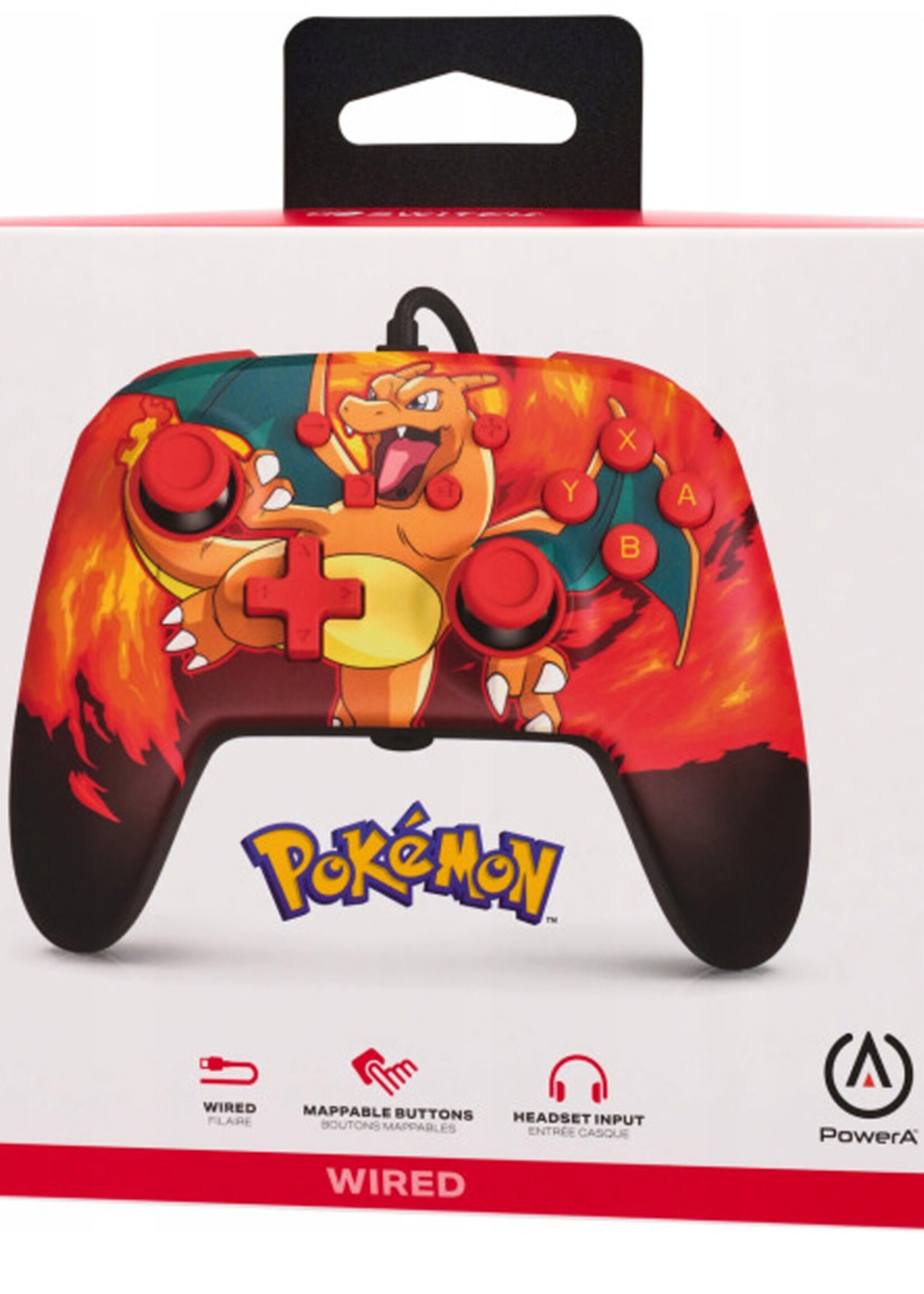 PowerA Enhanced Wired Controller Charizard Vortex