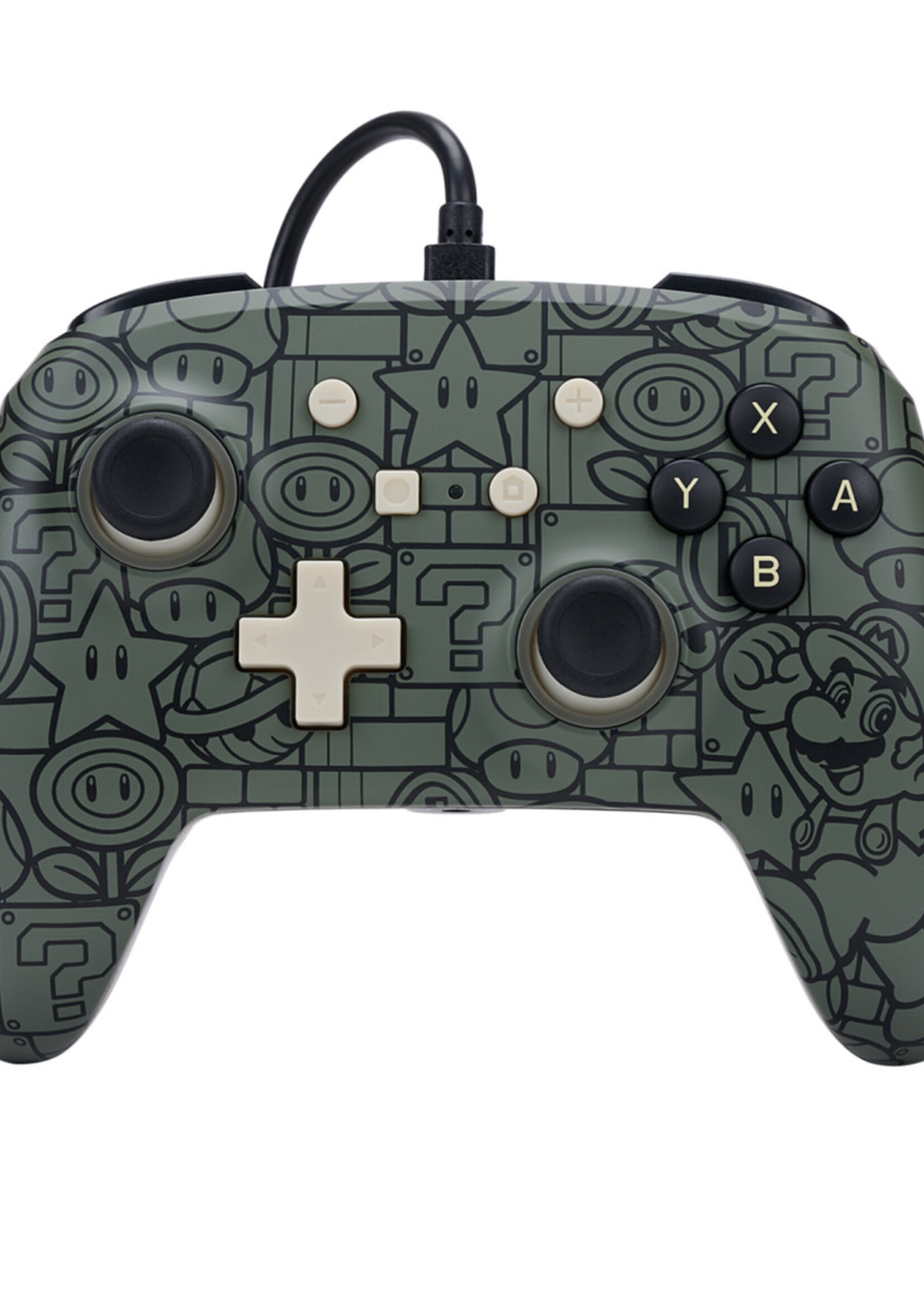 PowerA Wired Enhanced Controller Power Up Mario Switch