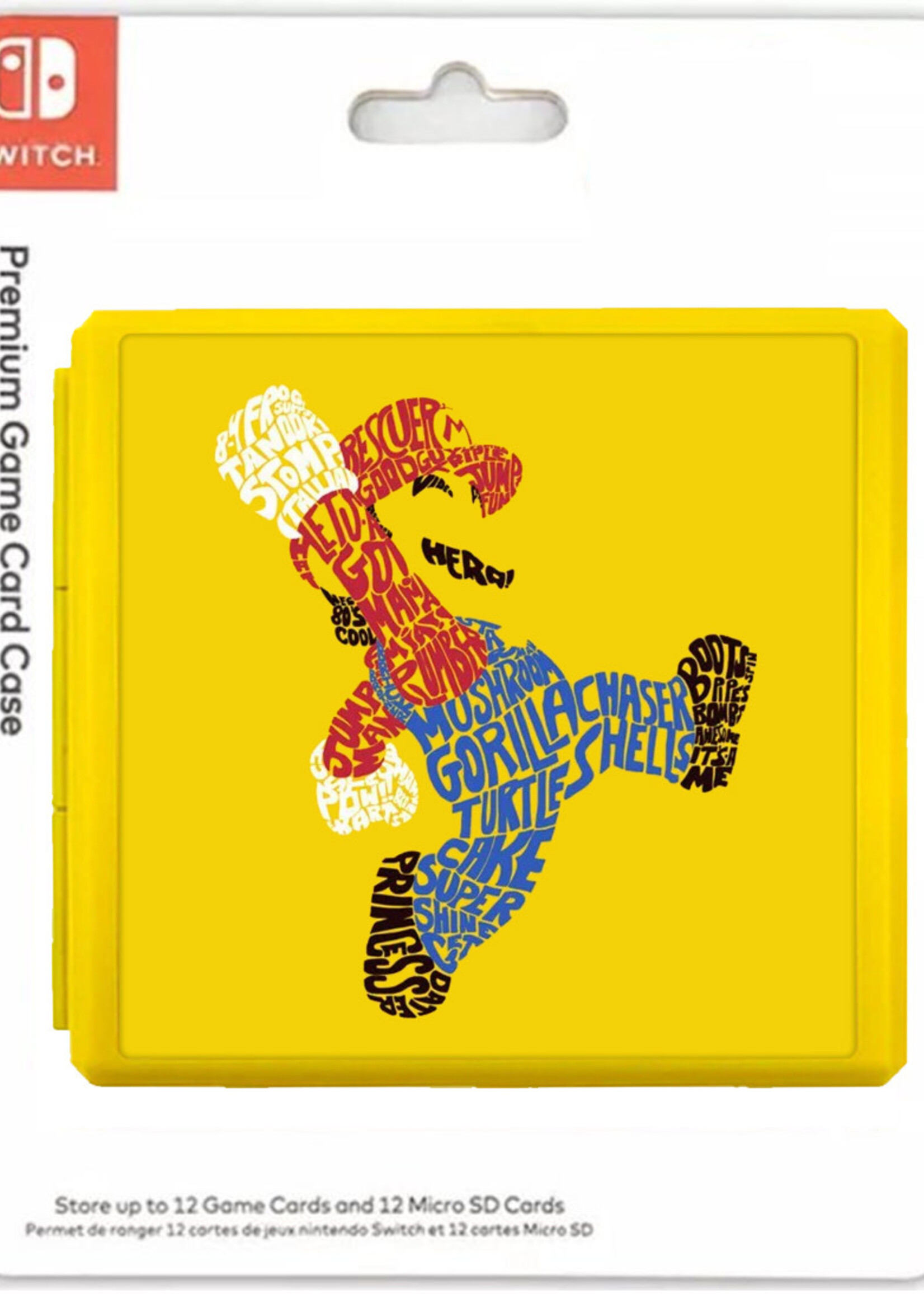Premium Game Card Case Mario Letters
