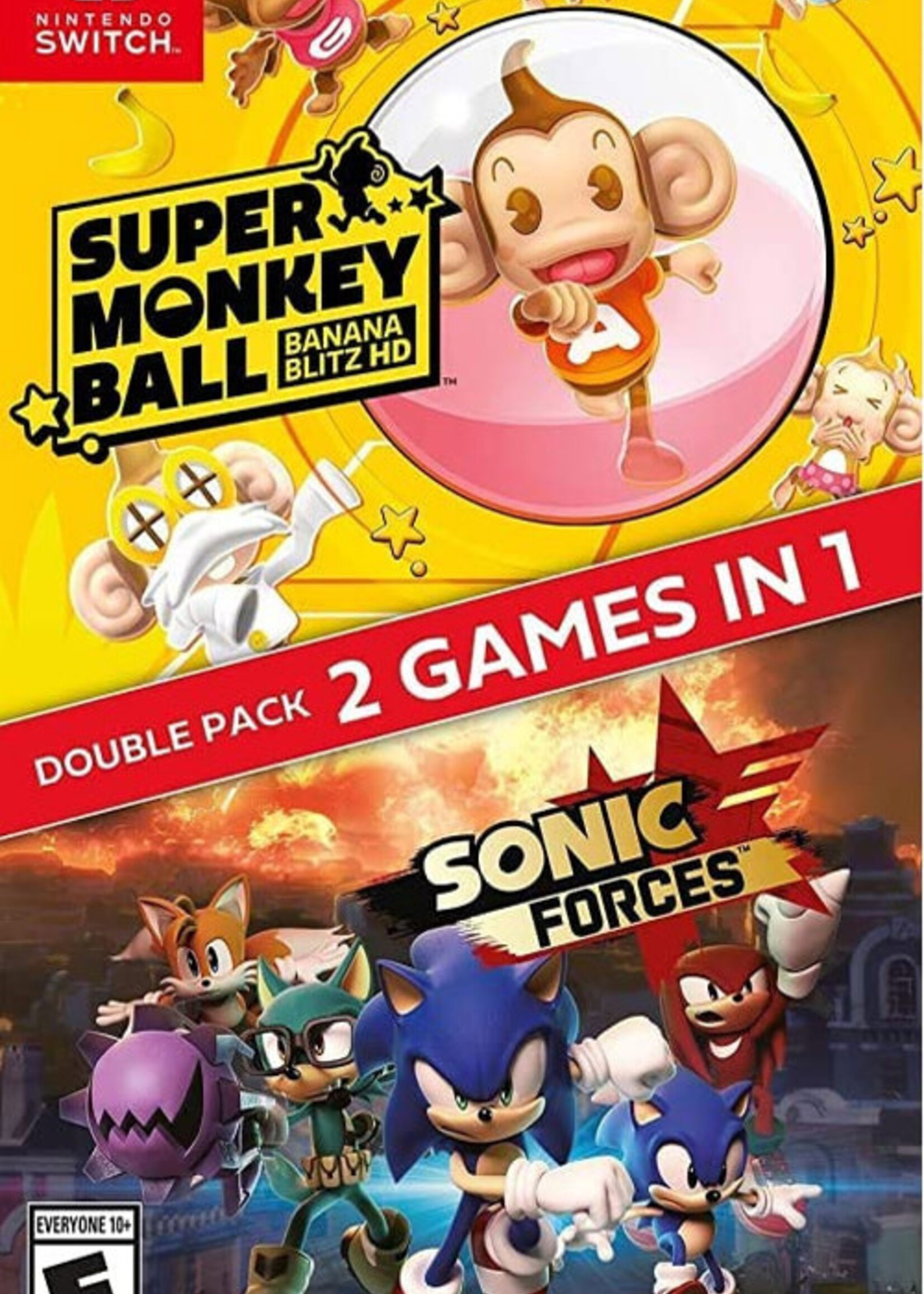 Sonic Forces + Super Monkey Ball Banana Blitz HD Switch