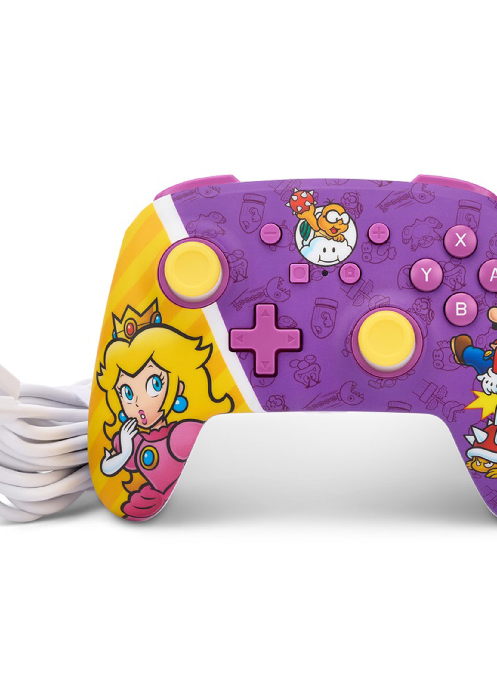 Wired Controller Nintendo Switch Princess Peach Battle