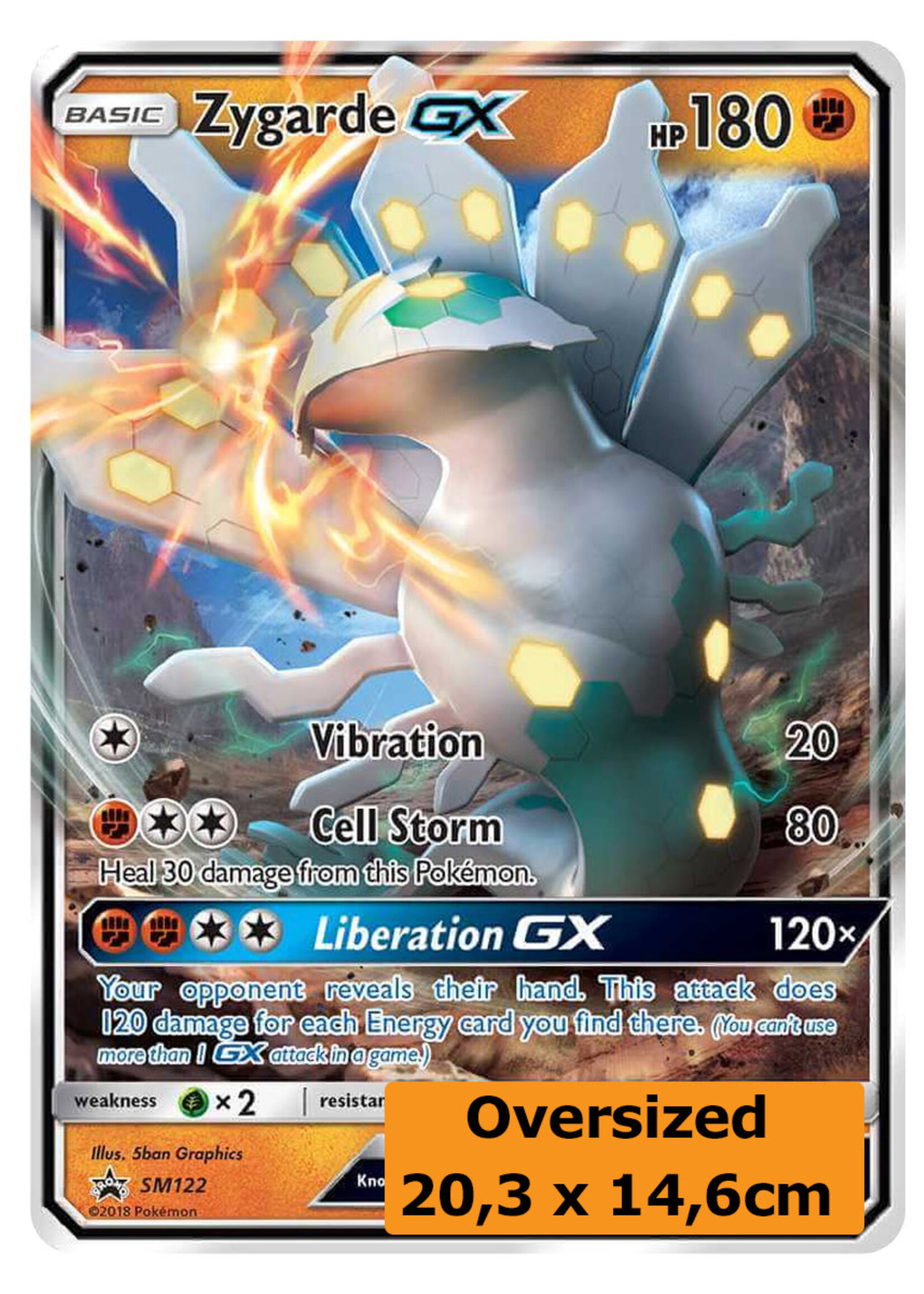 Zygarde GX 122 (SM) Grote Kaart: excellent