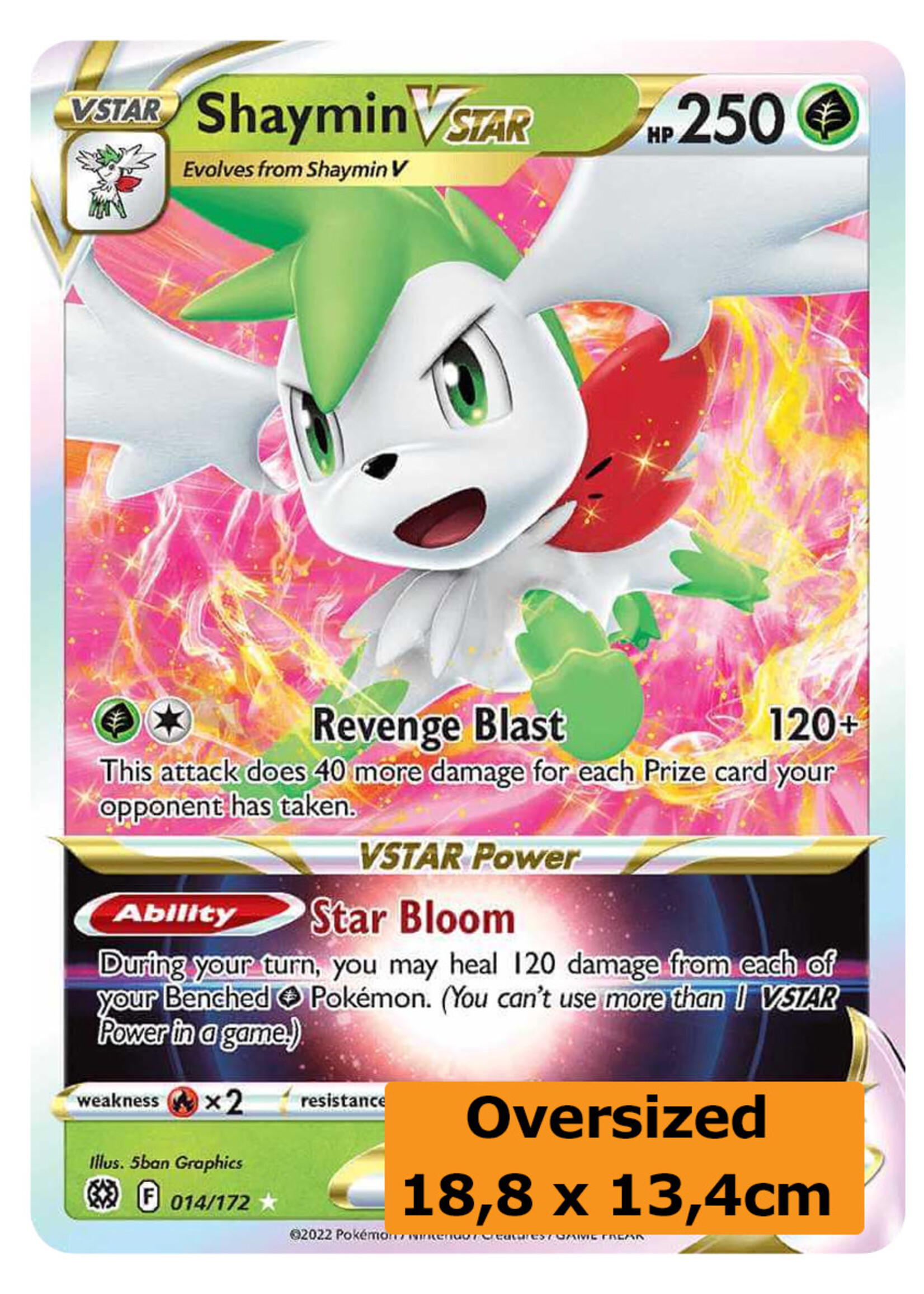 Shaymin Vstar 14 (BRS) Grote Kaart: near mint