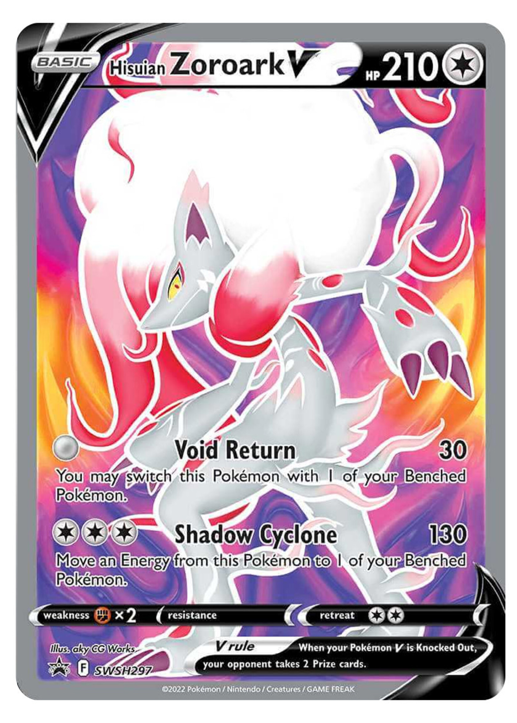 Hisuaian Zoroark V 297 (SWSH): played