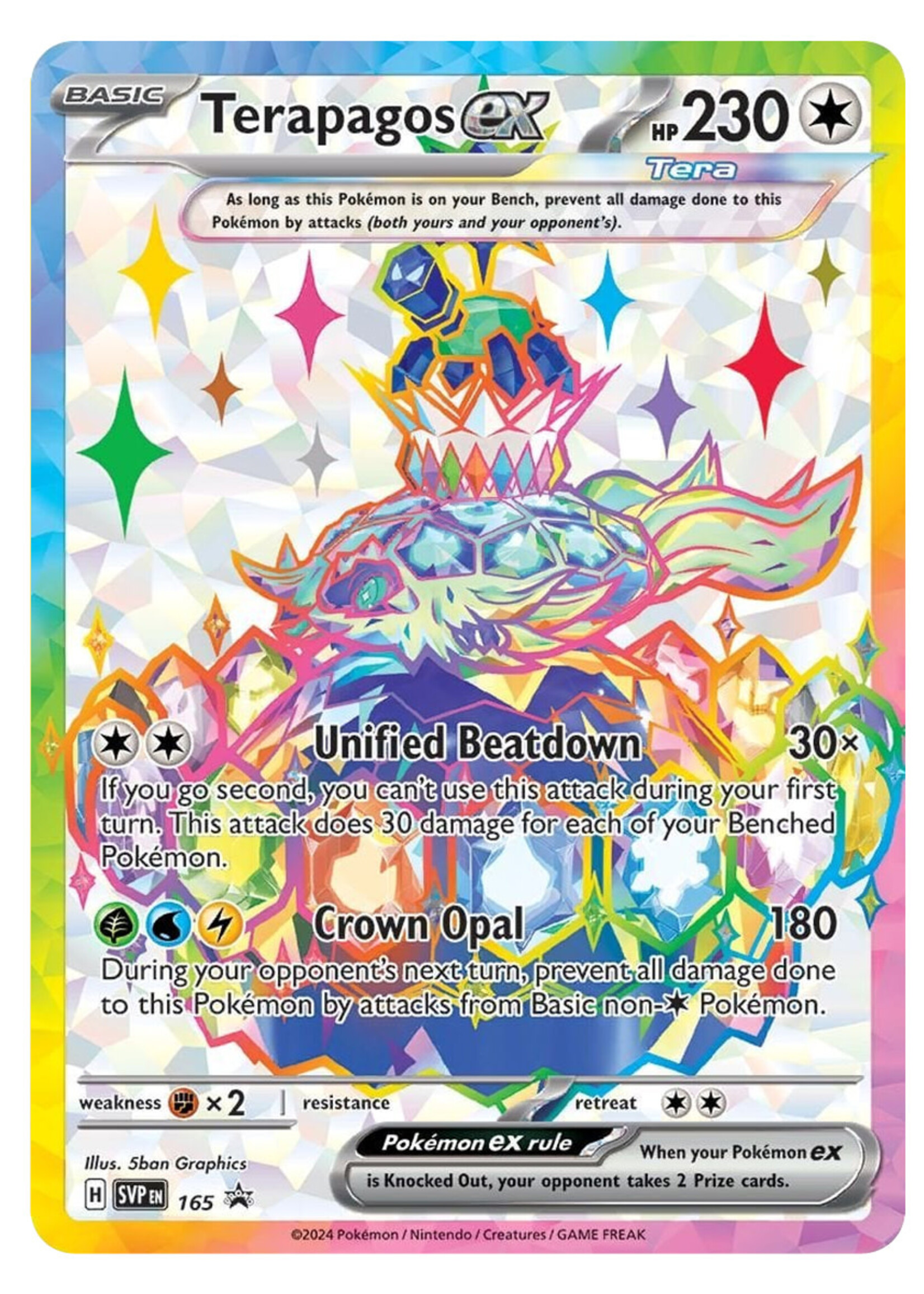 Terapagos Ex 165 (SVP): near mint