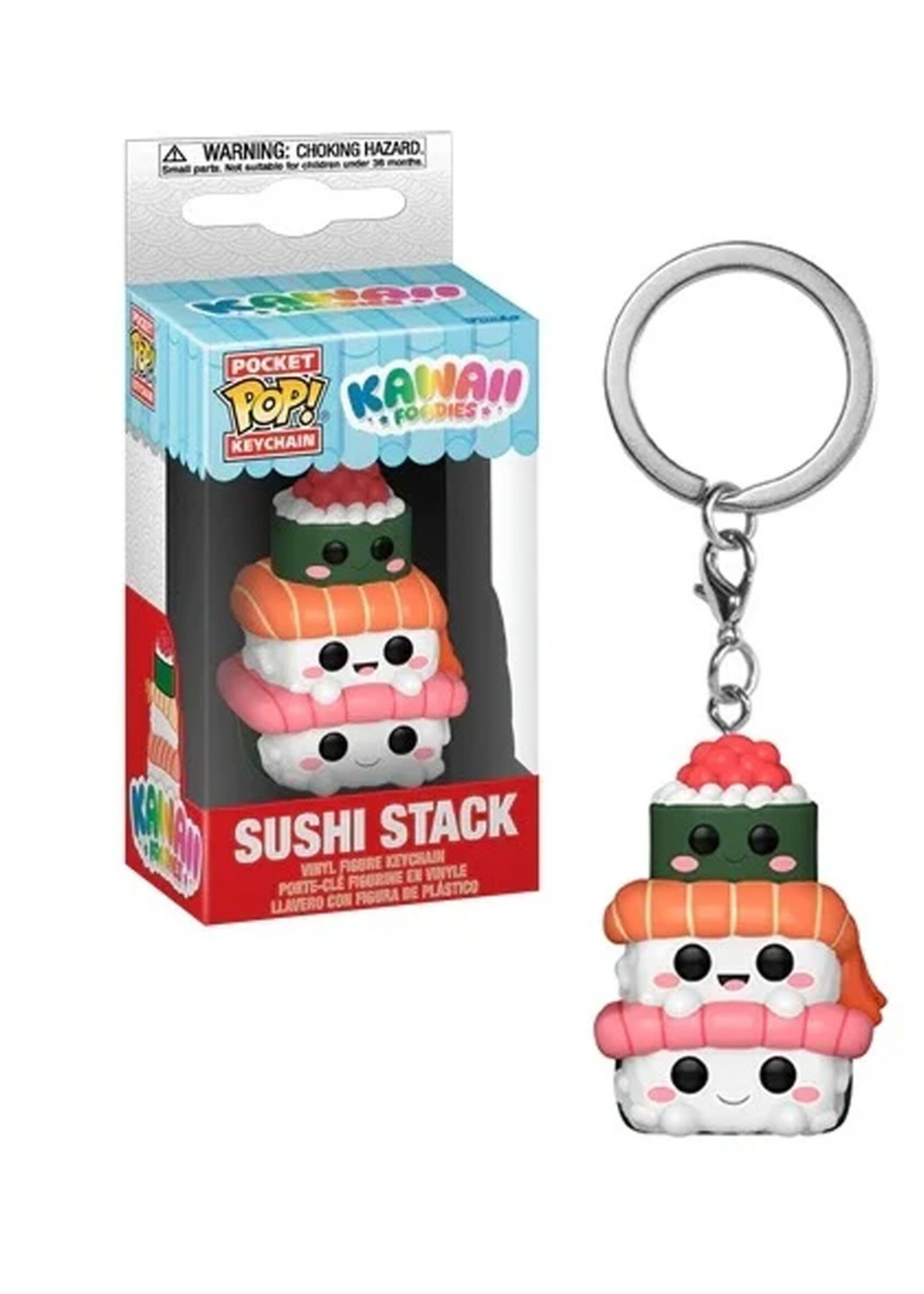Kawaii Foodies Pocket Pop Keychain Sushi Stack